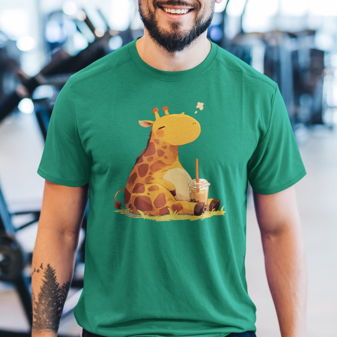 Pummelige Bubbletea Giraffe T-Shirt