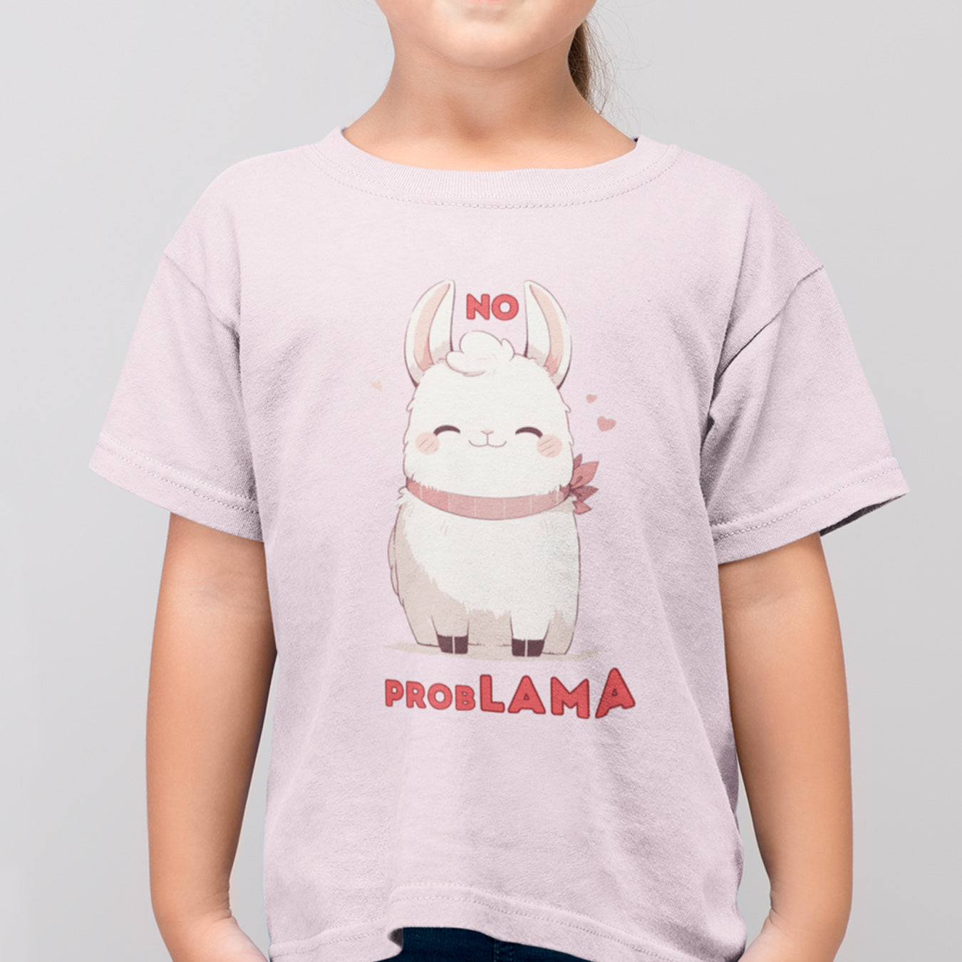 "no ProbLAMA" Kinder T-Shirt