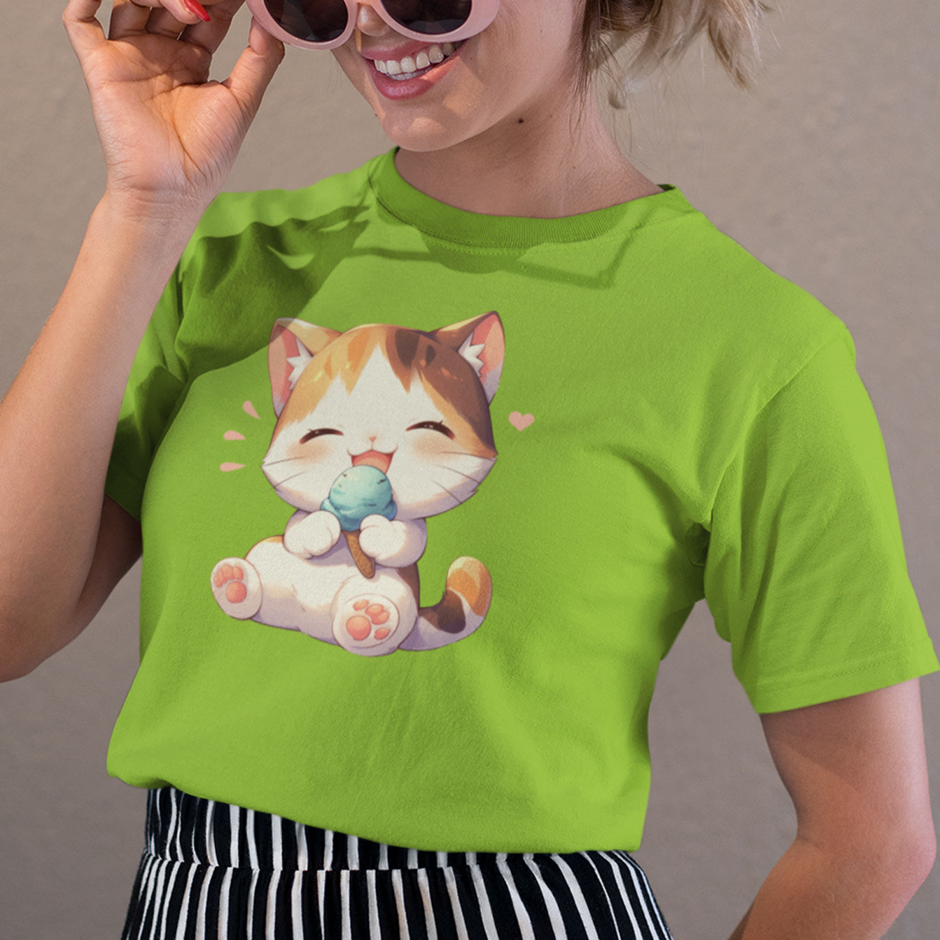 Waffeleis Katze T-Shirt