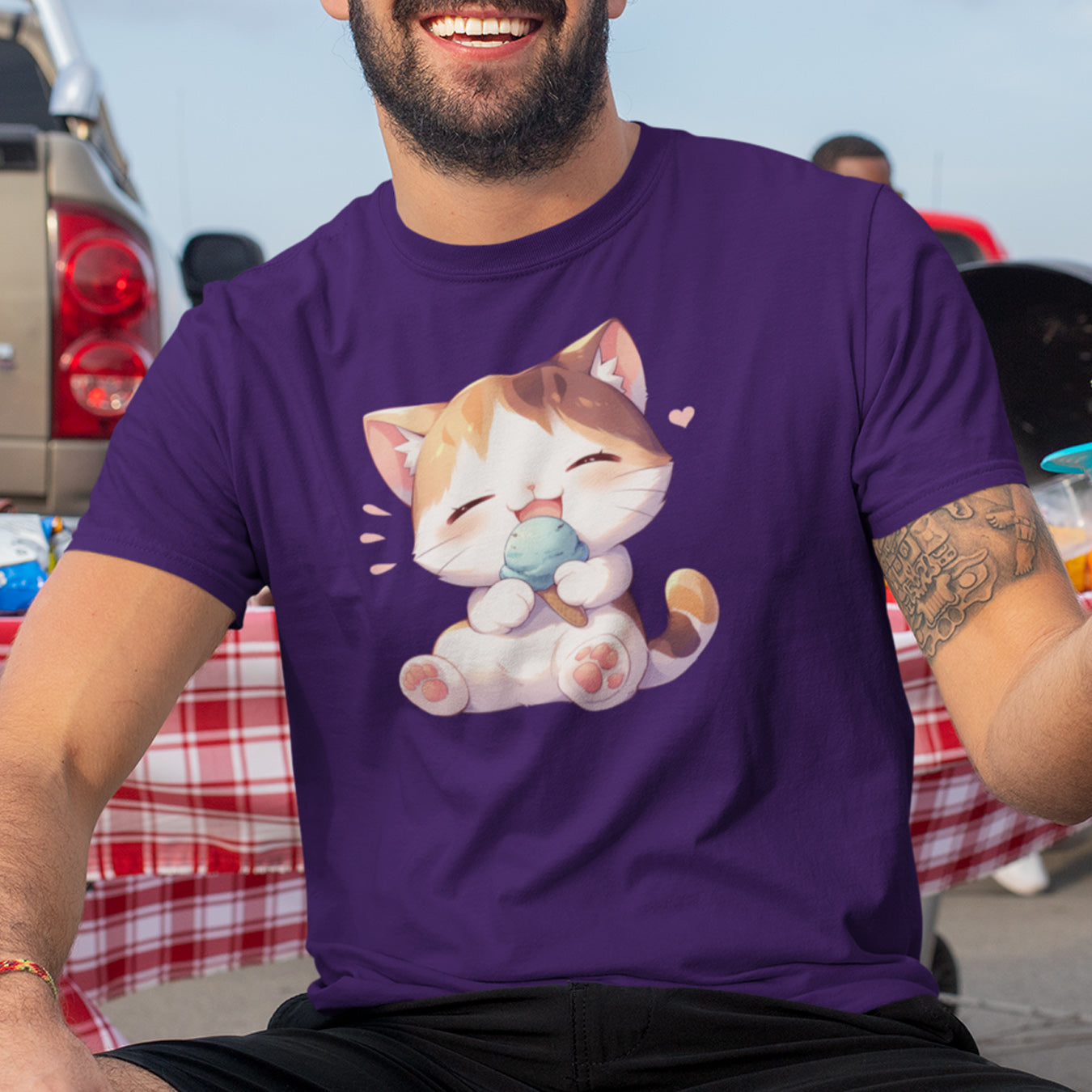 Waffeleis Katze T-Shirt