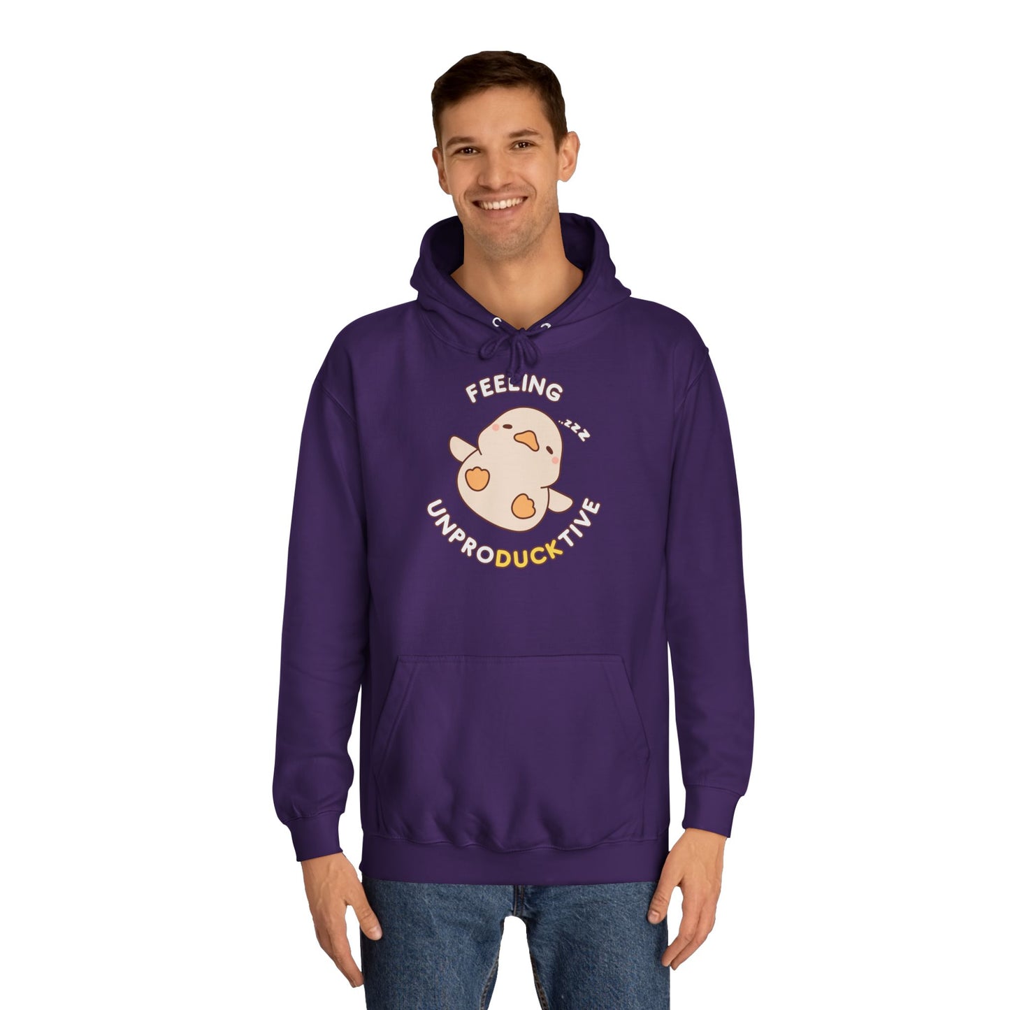 Duck feeling unproducktive Hoodie