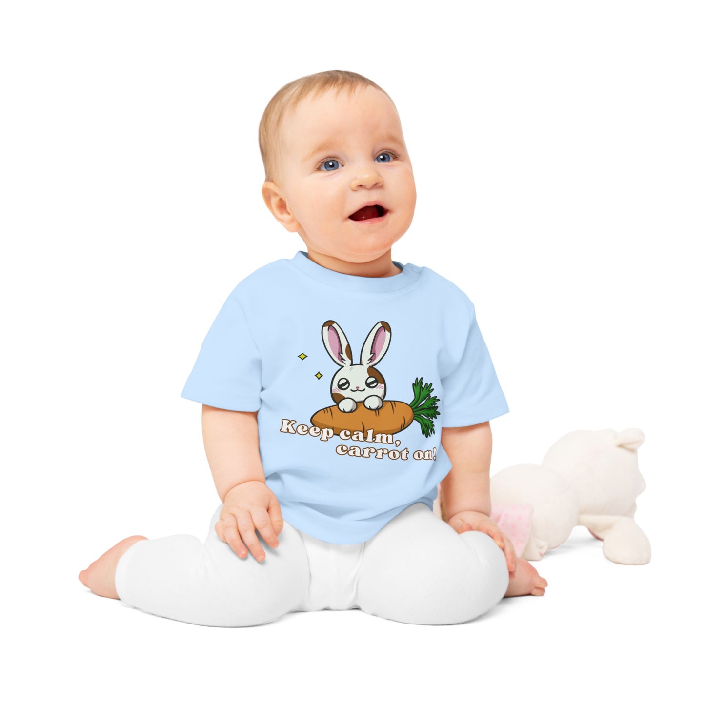 Hase carrot on Baby T-Shirt