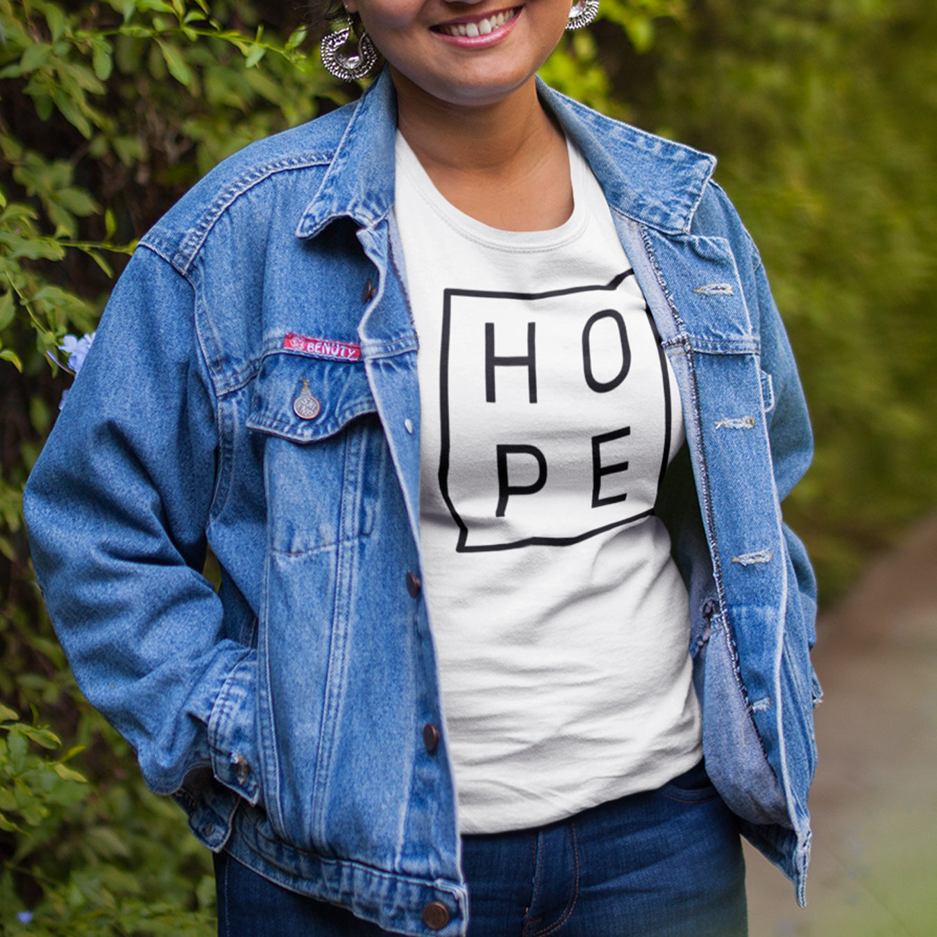 Hope im Quadrat T-Shirt