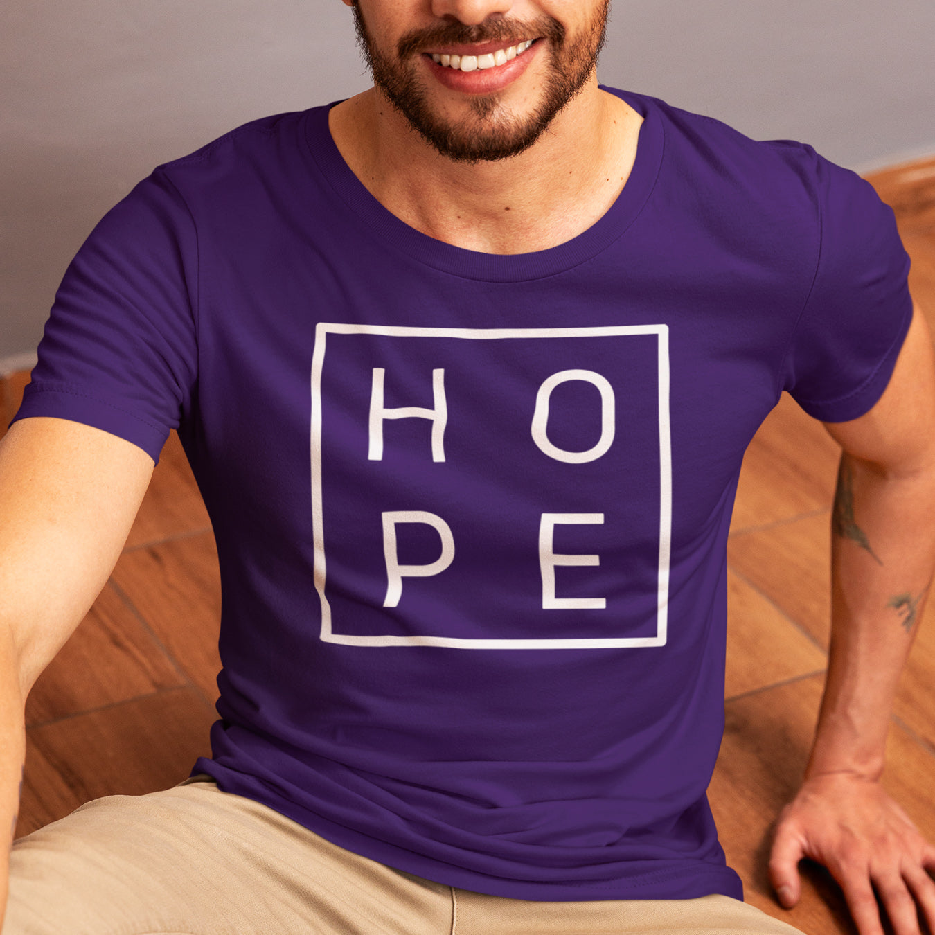 Hope im Quadrat T-Shirt