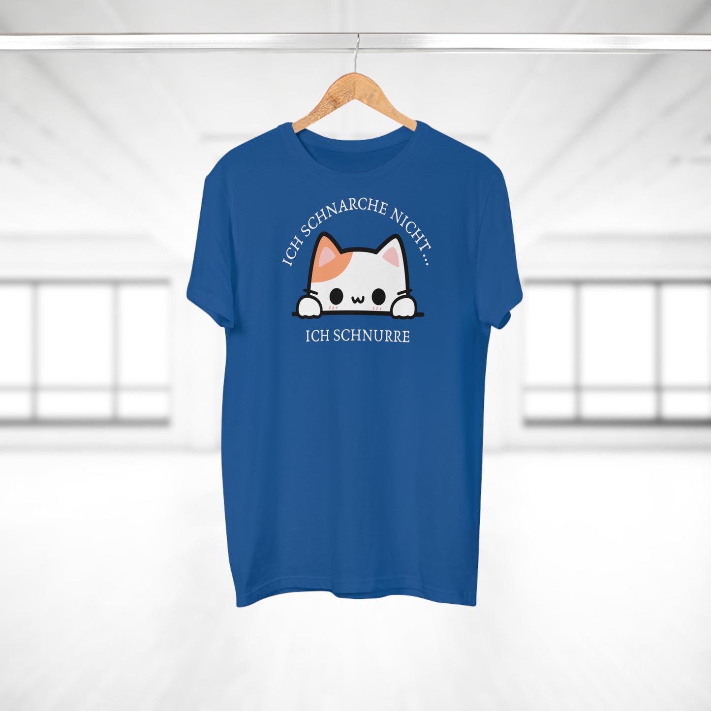 Ich schnarche nicht Katze T-Shirt