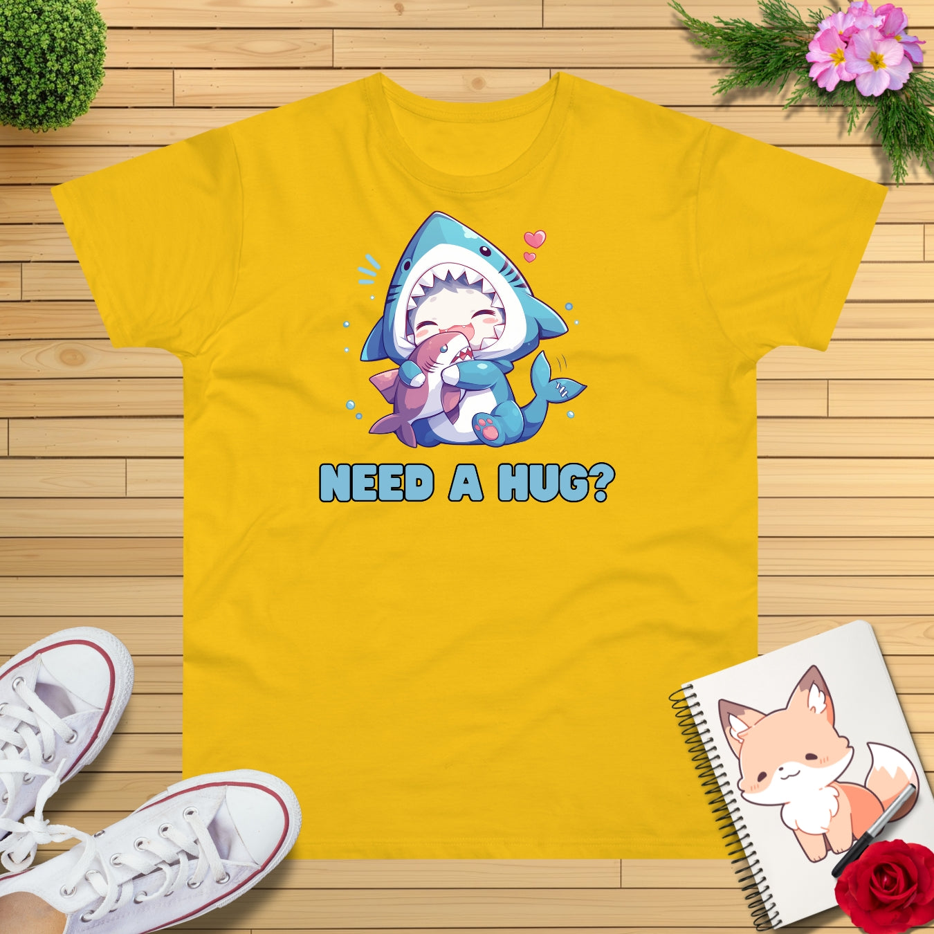 Katzenhai need a hug T-Shirt