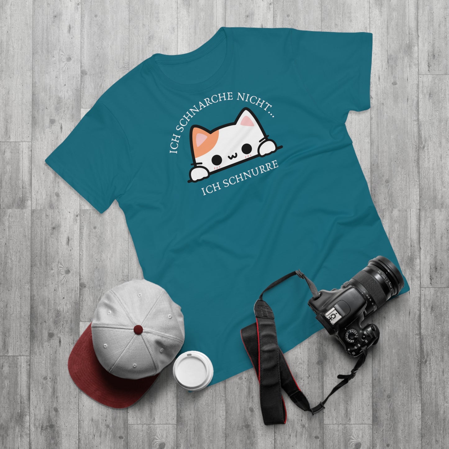 Ich schnarche nicht Katze T-Shirt