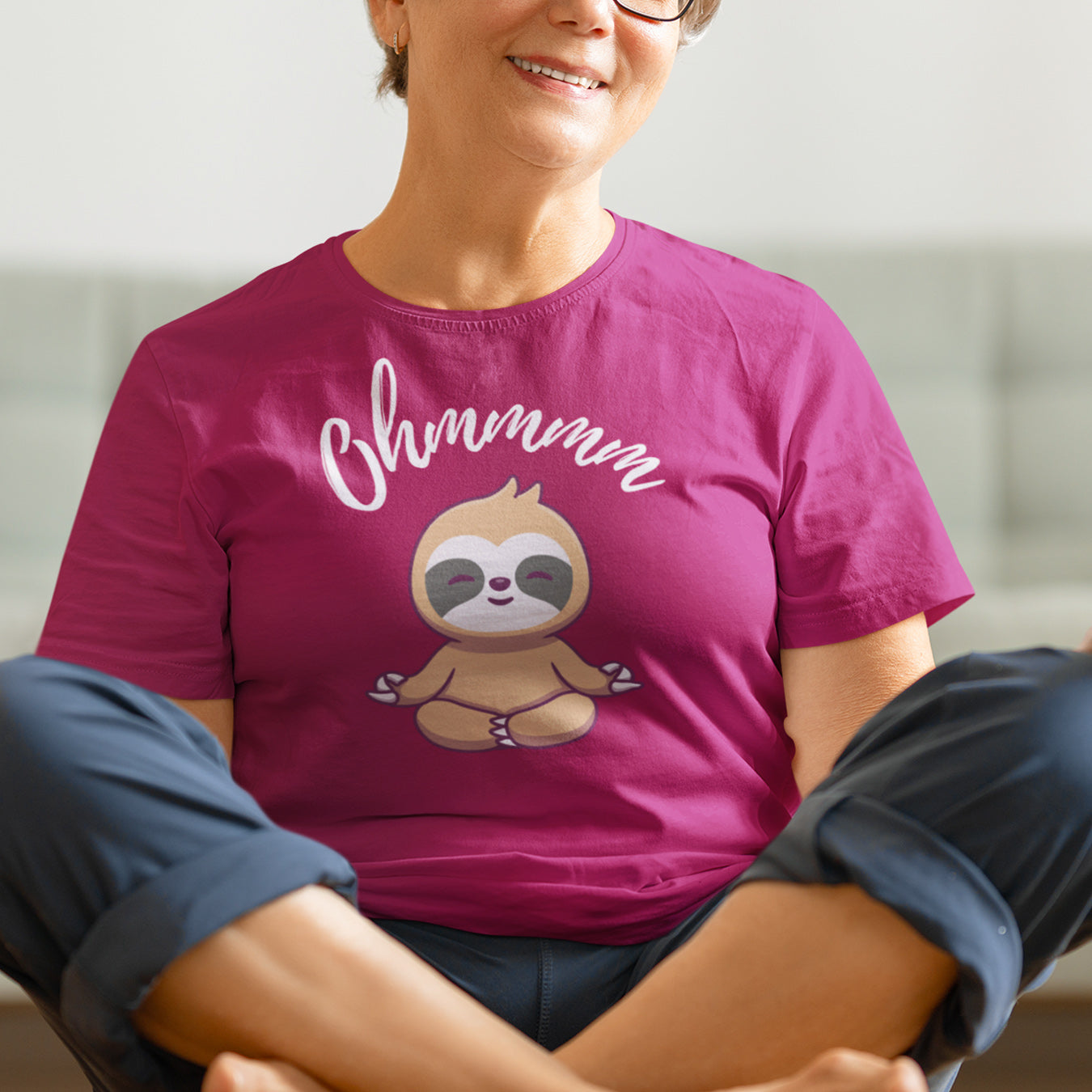 YOGA Faultier Ohmm T-Shirt