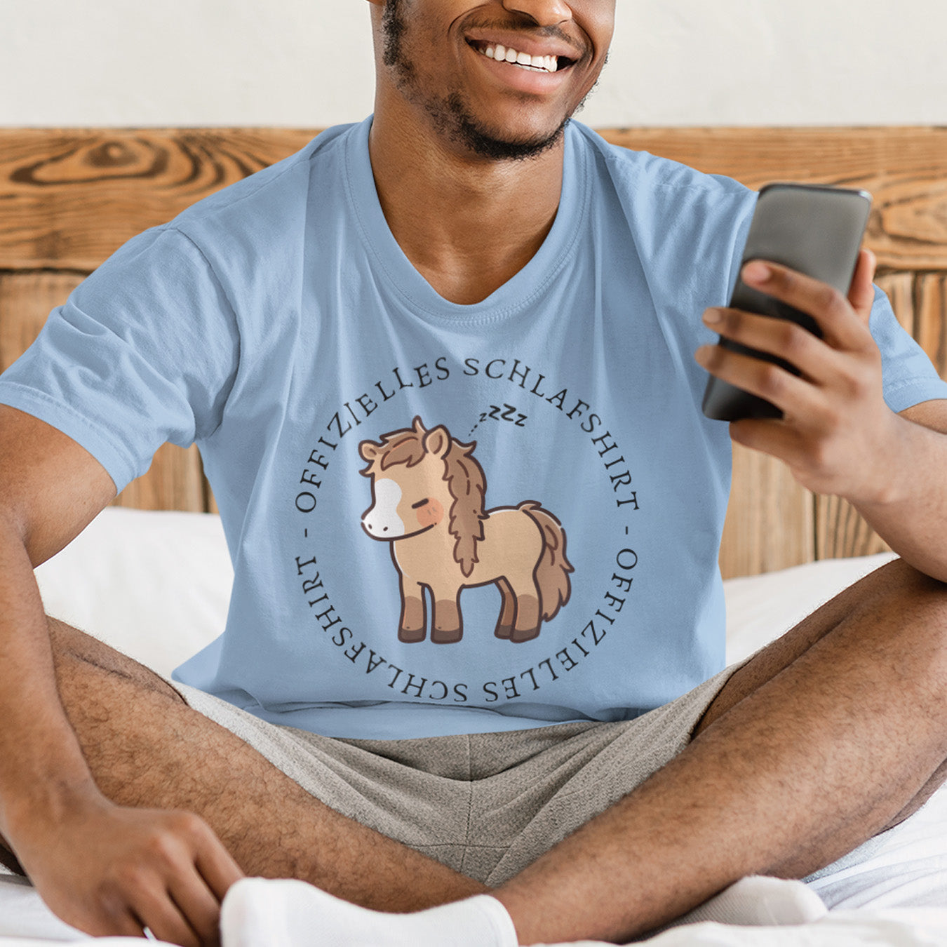 Offizielles Schlafshirt Pferd T-Shirt