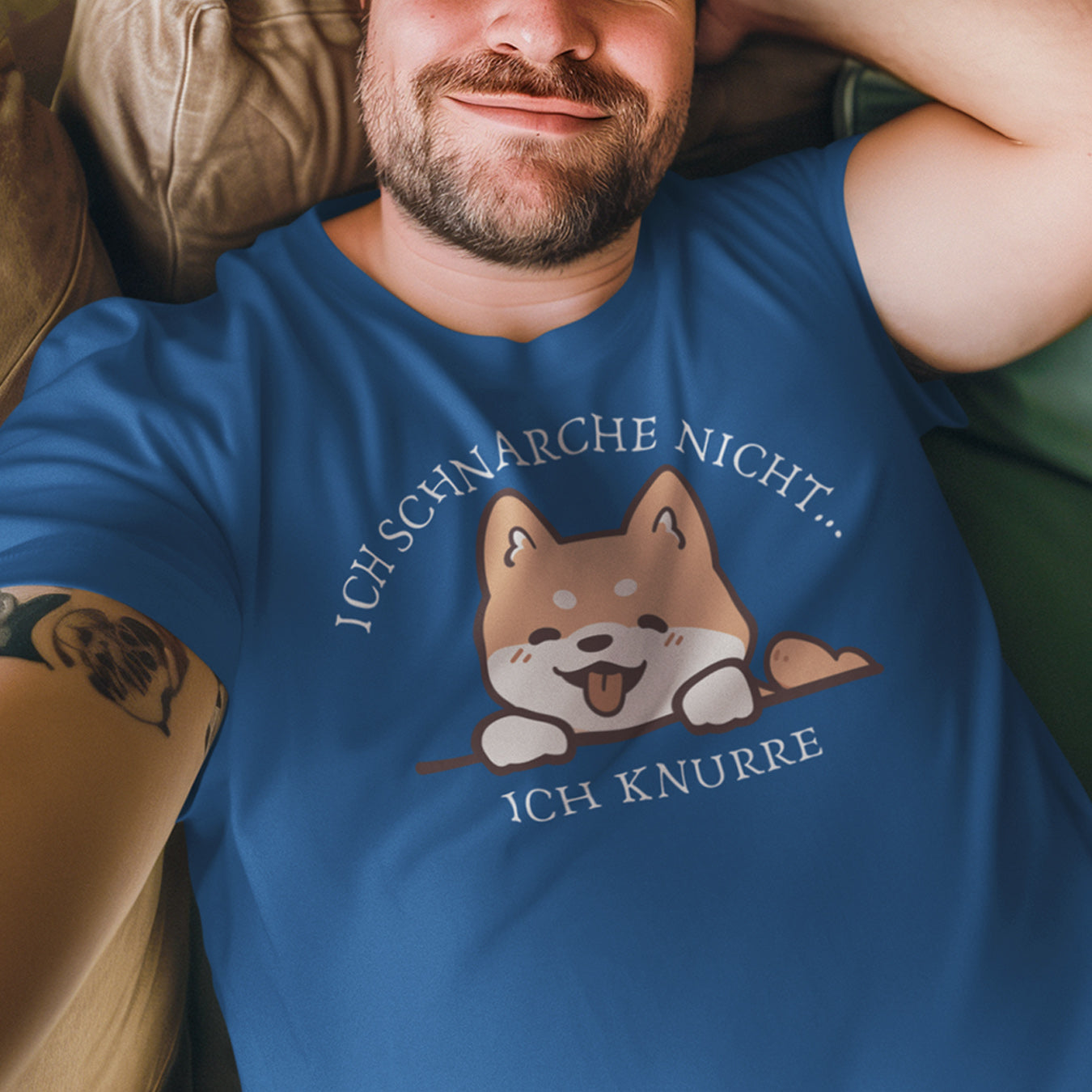 Ich schnarche nicht Hund T-Shirt