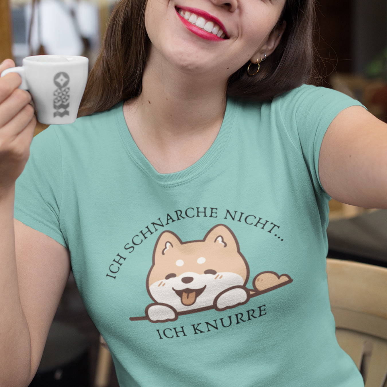 Ich schnarche nicht Hund T-Shirt