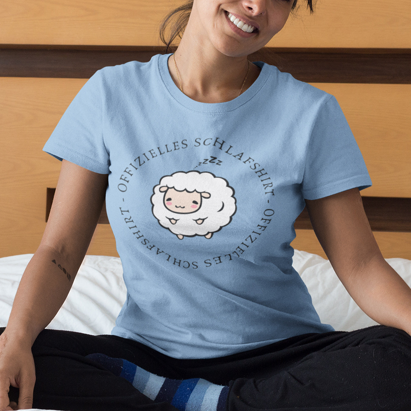 Offizielles Schlafshirt Schaf T-Shirt