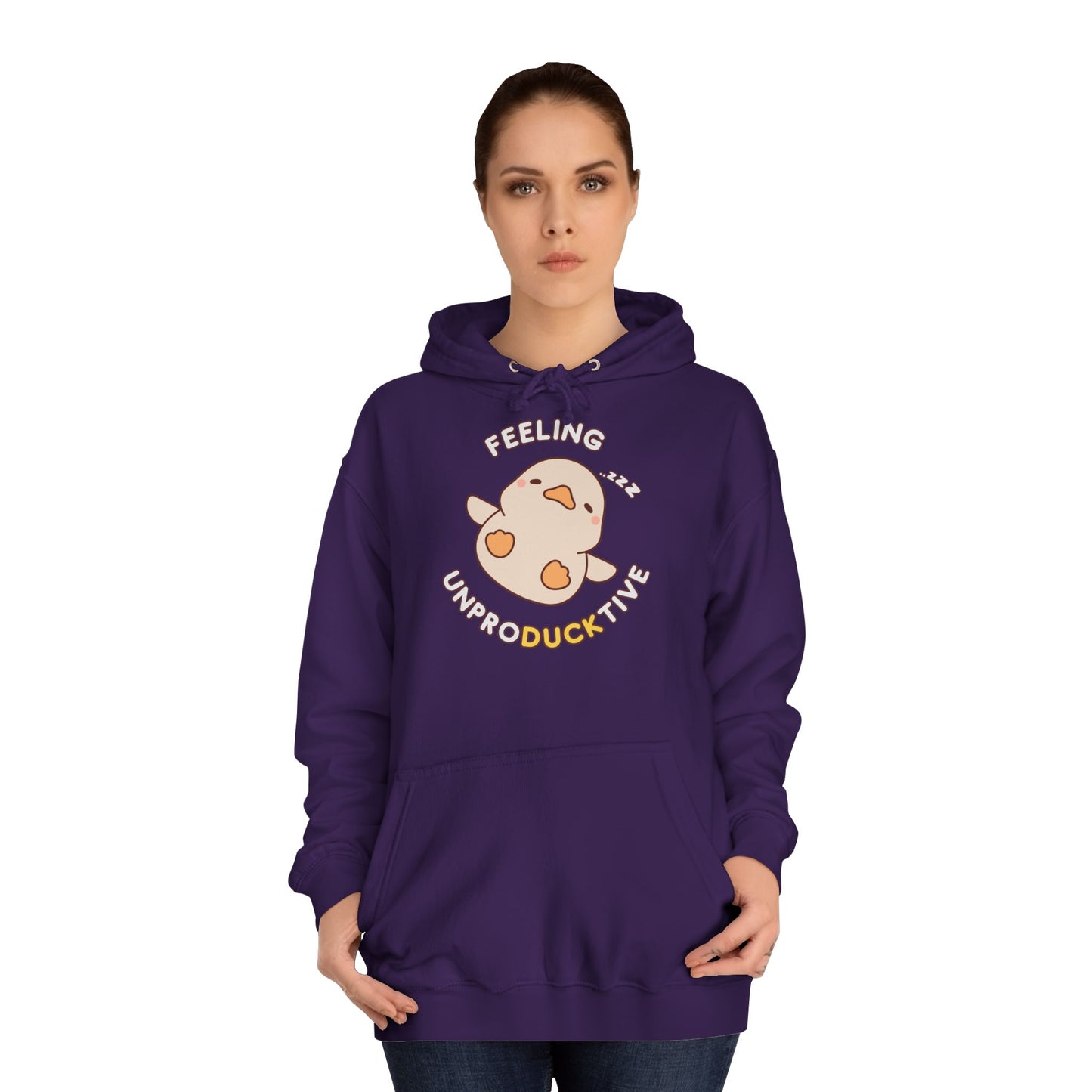 Duck feeling unproducktive Hoodie