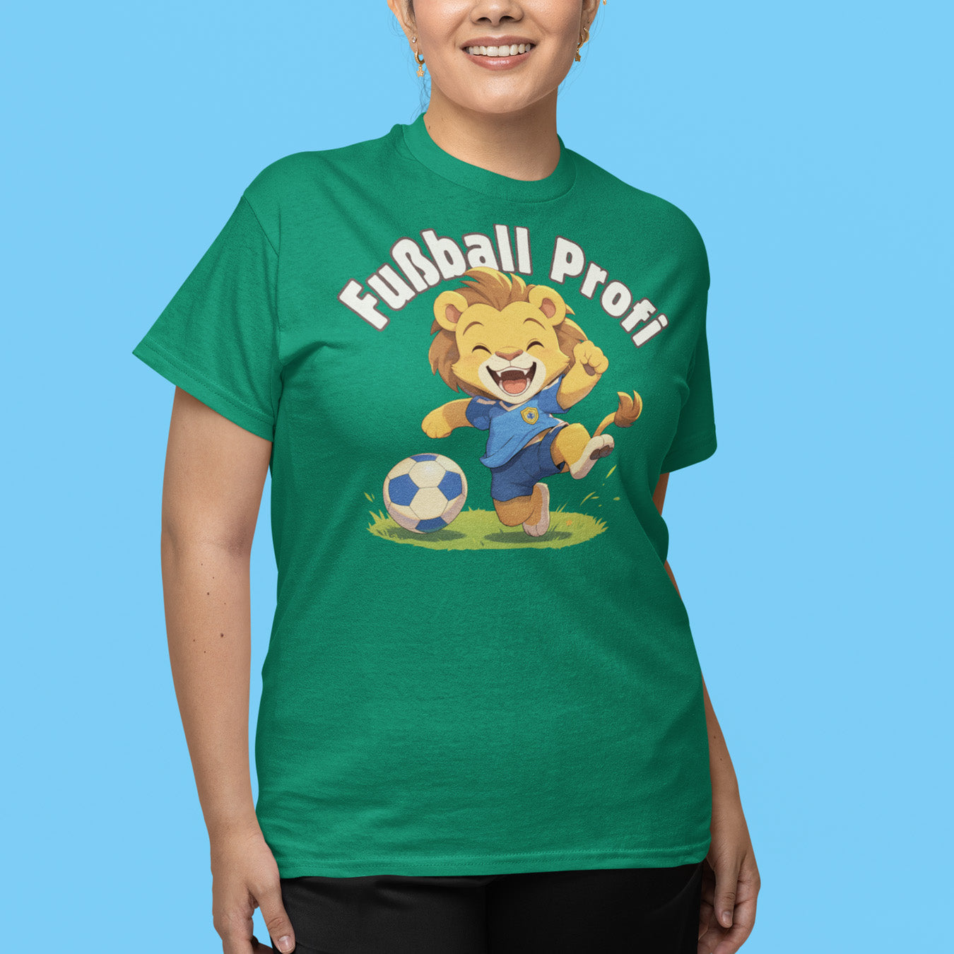 Fußball Profi Löwe T-Shirt