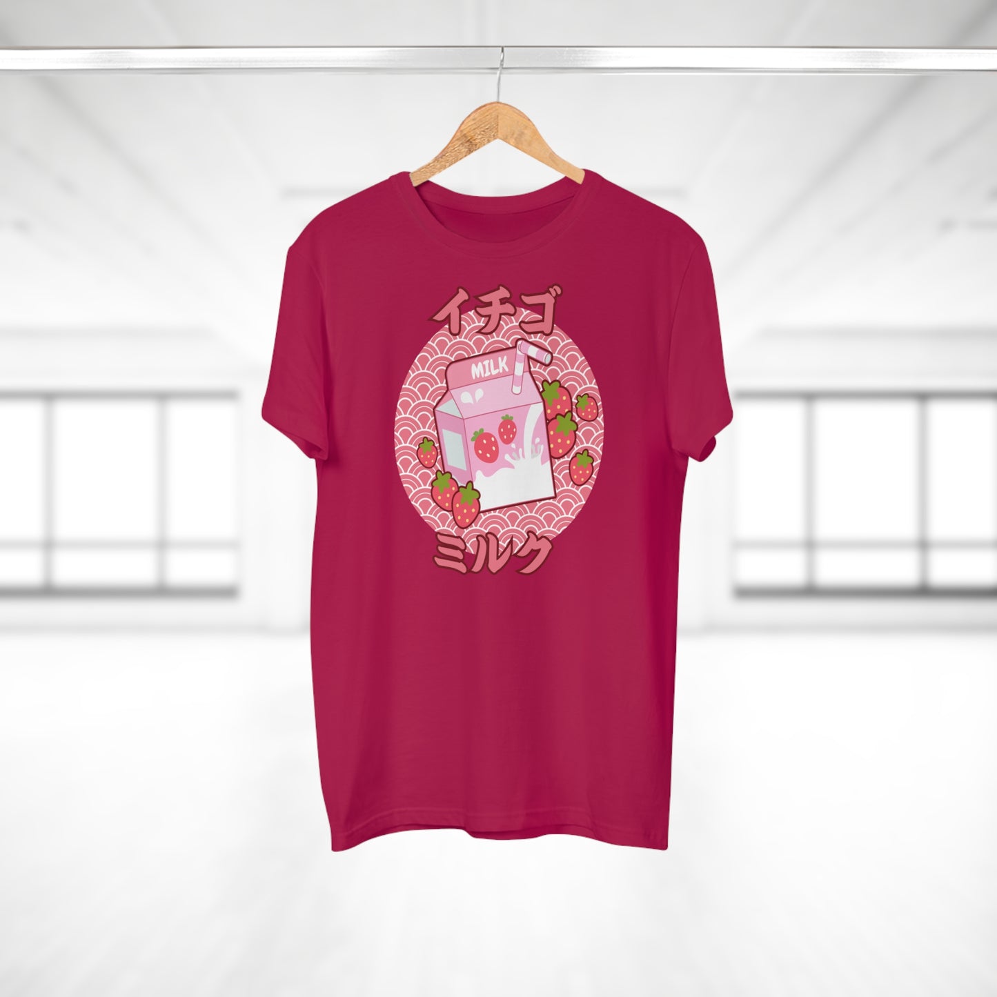 Pastell Erdbeermilch T-Shirt
