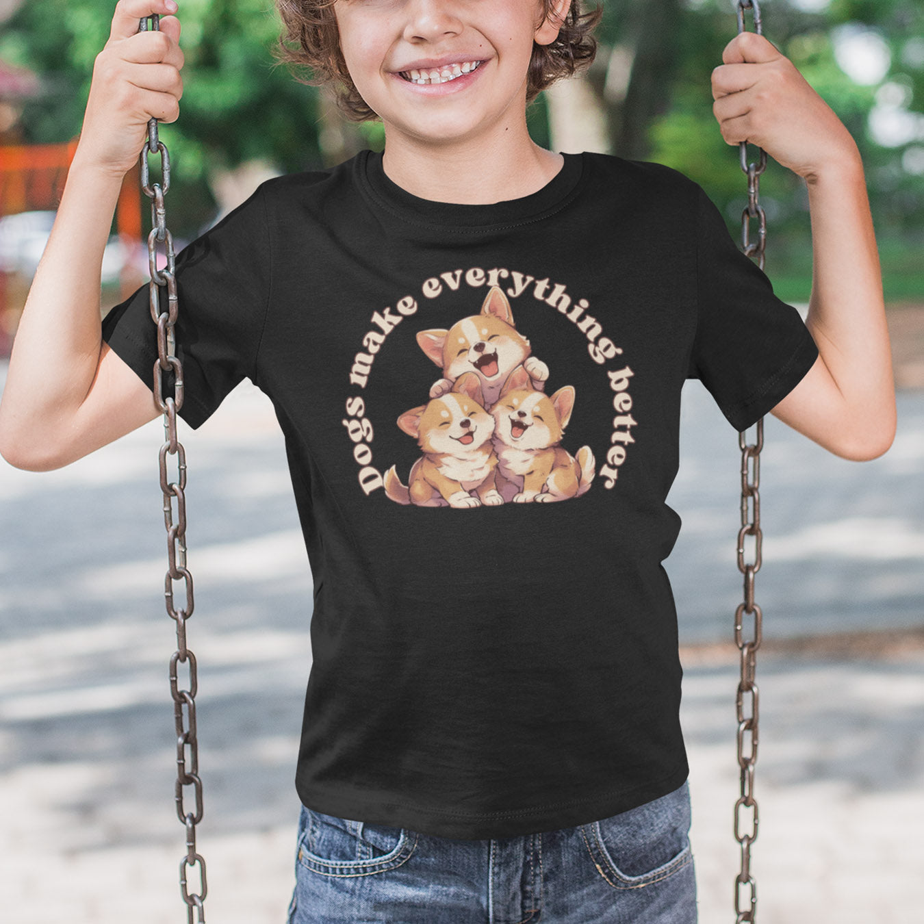 Dog Corgi Kinder T-Shirt
