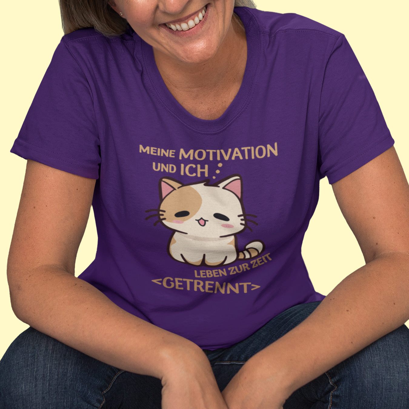 Chill Motivation Katze T-Shirt