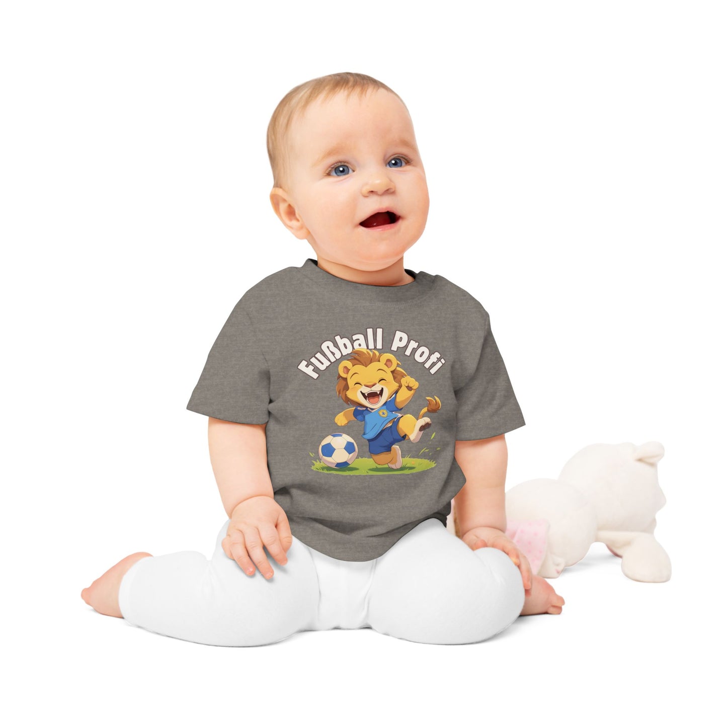 Fußball Profi Löwe Baby T-Shirt