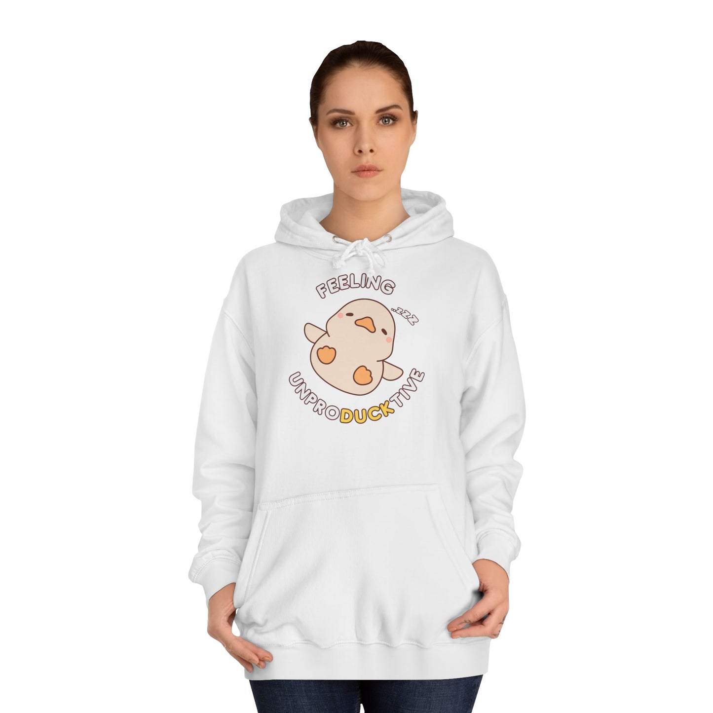 Duck feeling unproducktive Hoodie