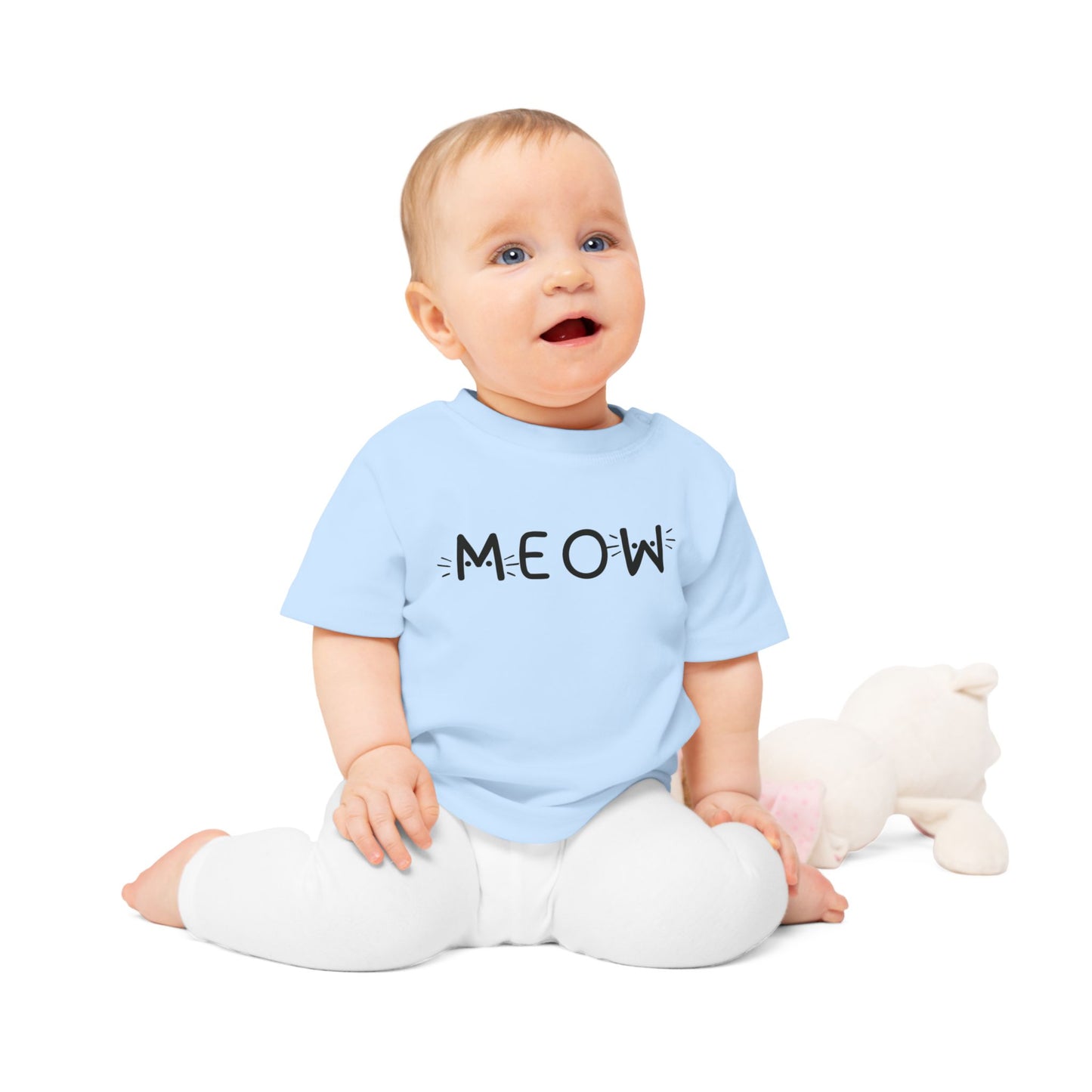 Meow Miau Katze Baby T-Shirt