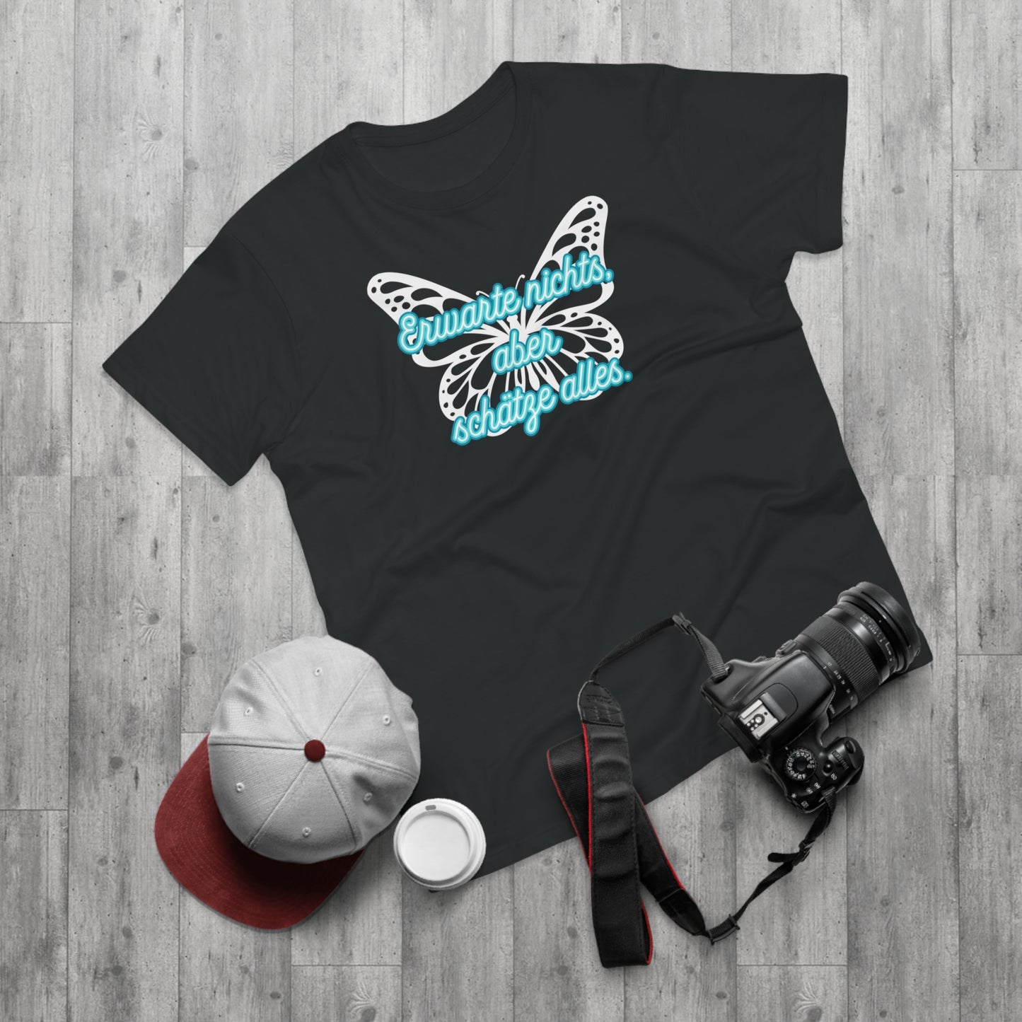 Schmetterling blau T-Shirt