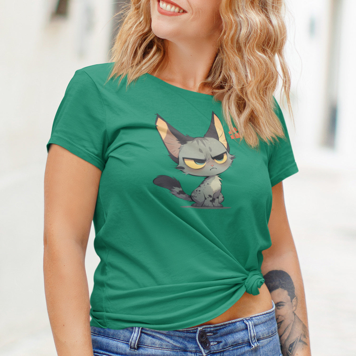Grummel Katze T-Shirt