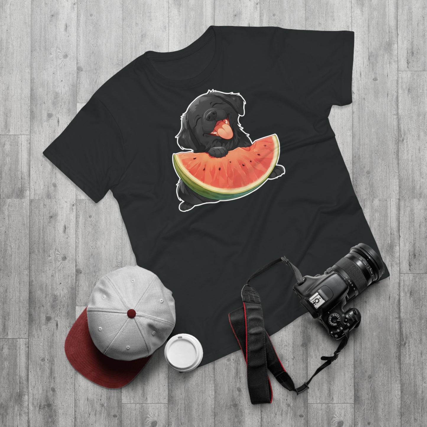 Labrador mit Wassermelone T-Shirt