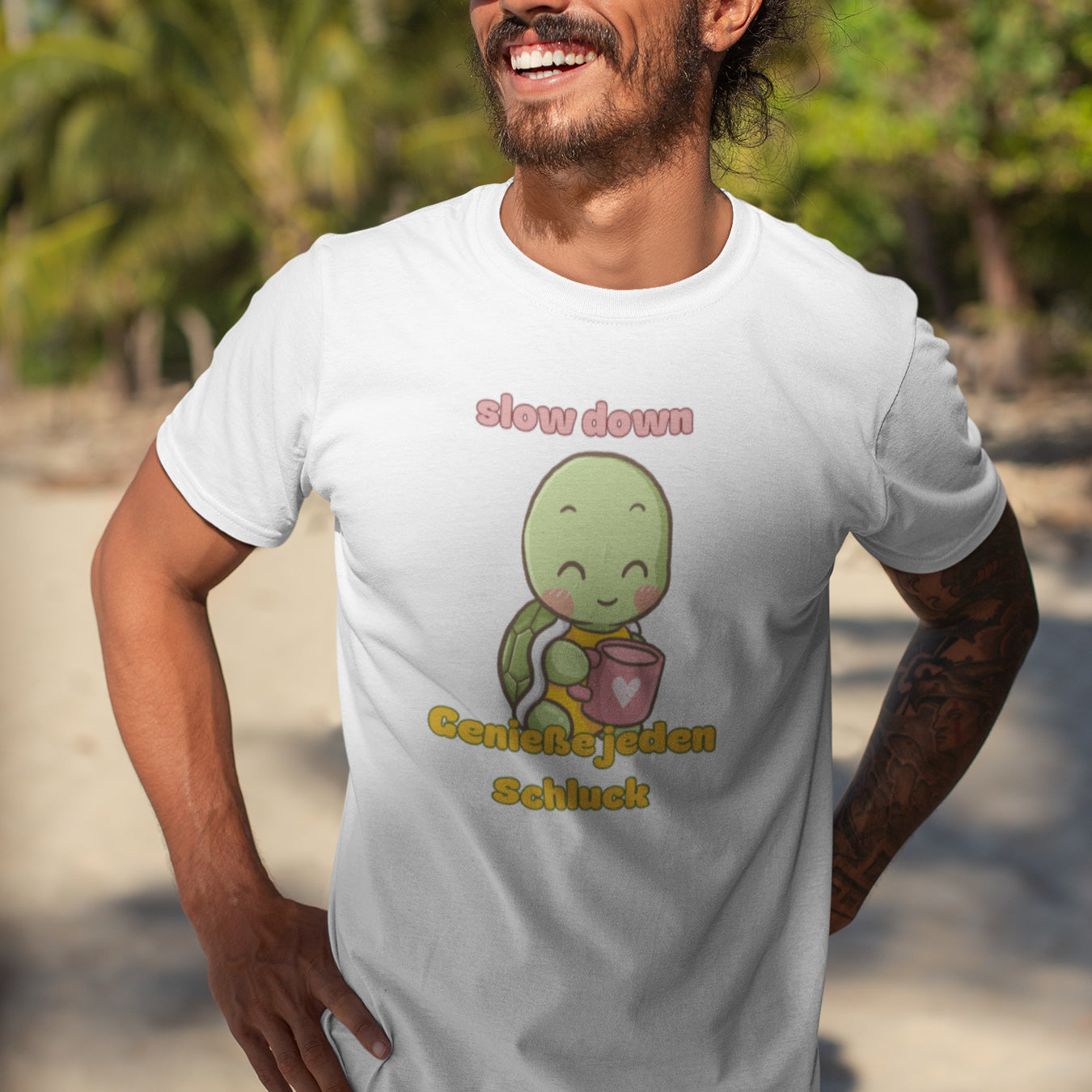 Slow down Schildkröte T-Shirt