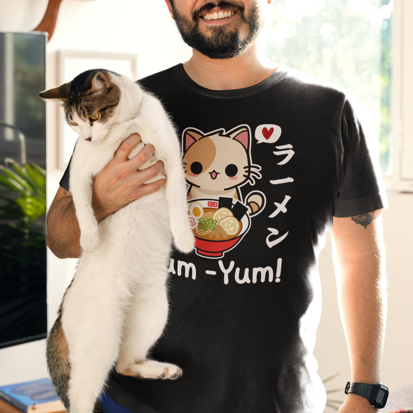 Kawaii Ramen Katze T-Shirt