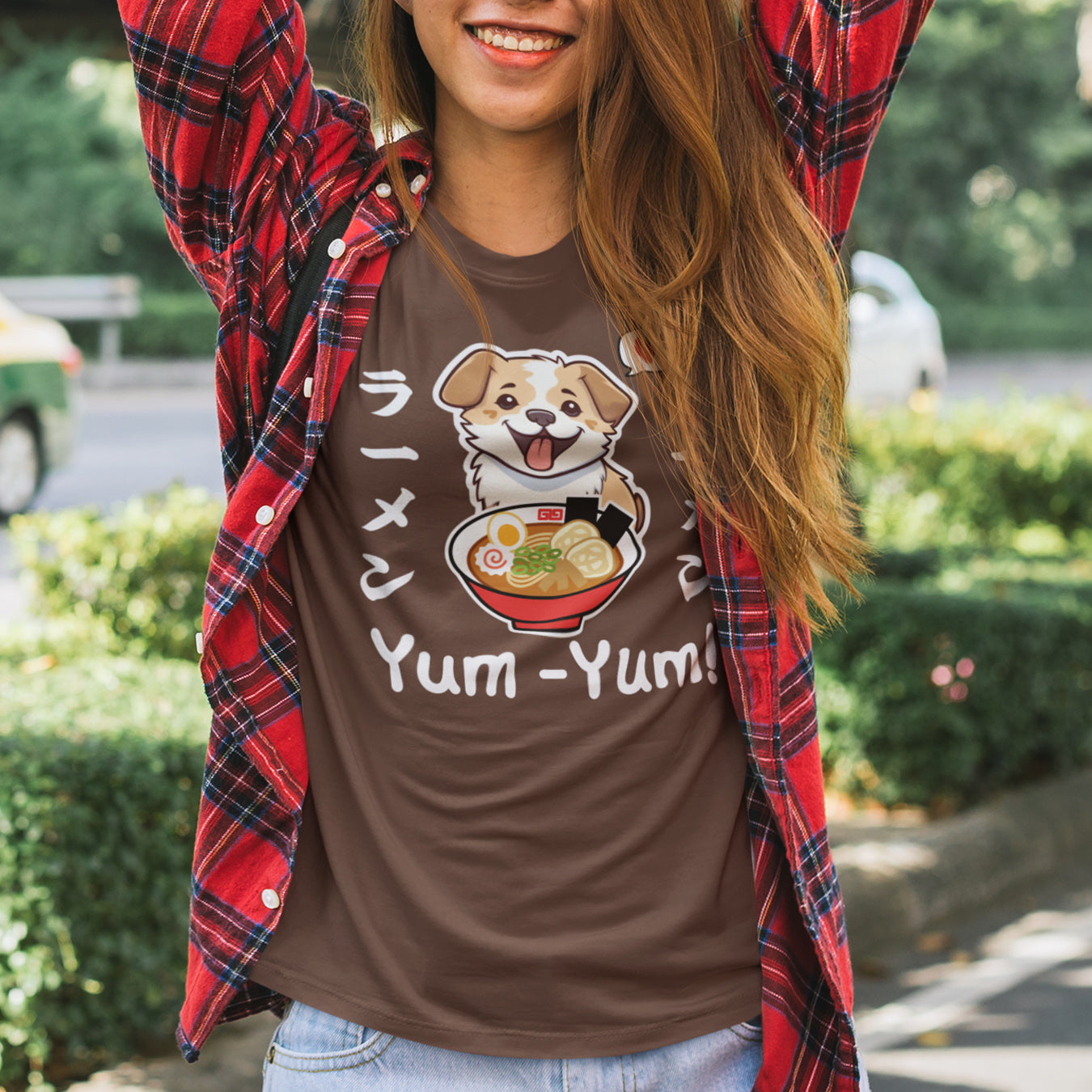 Kawaii Ramen Hund T-Shirt