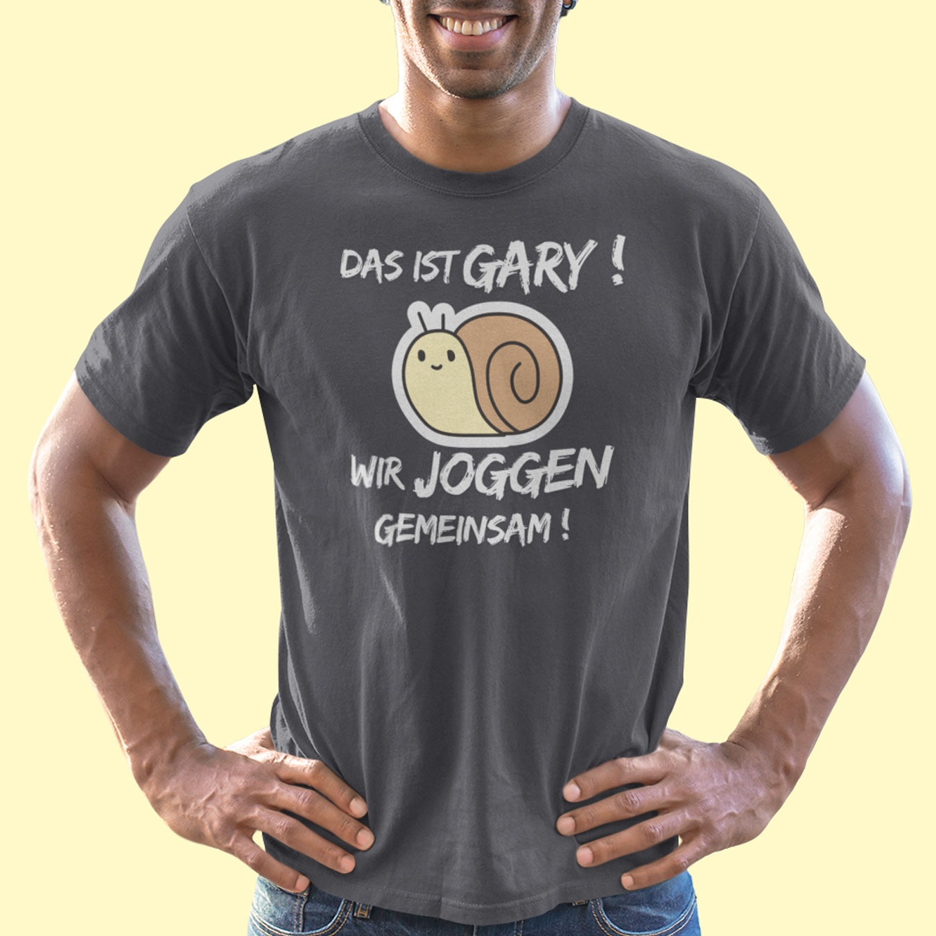 Lustiges Schnecke Joggen T-Shirt