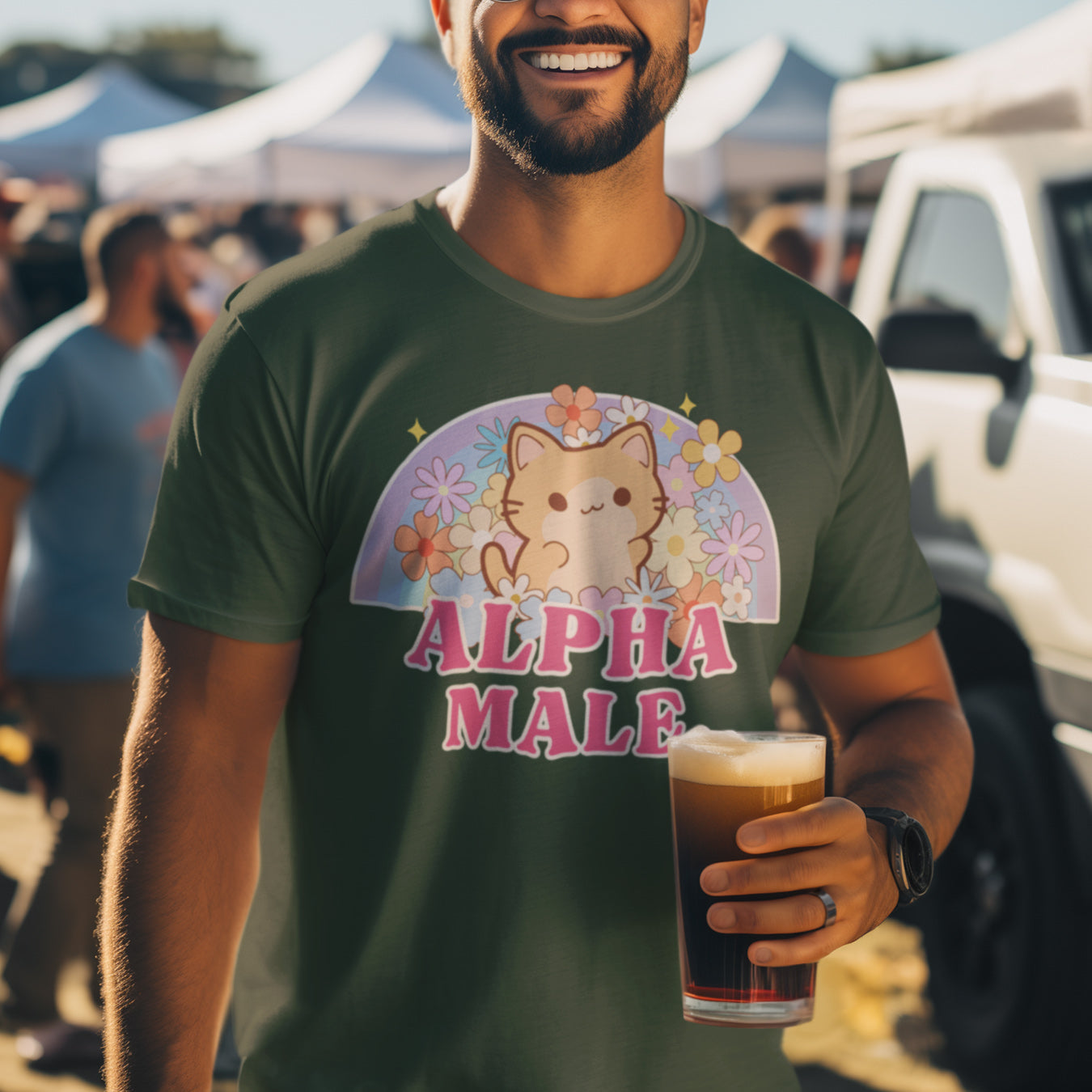 Alpha Male Cat T-Shirt