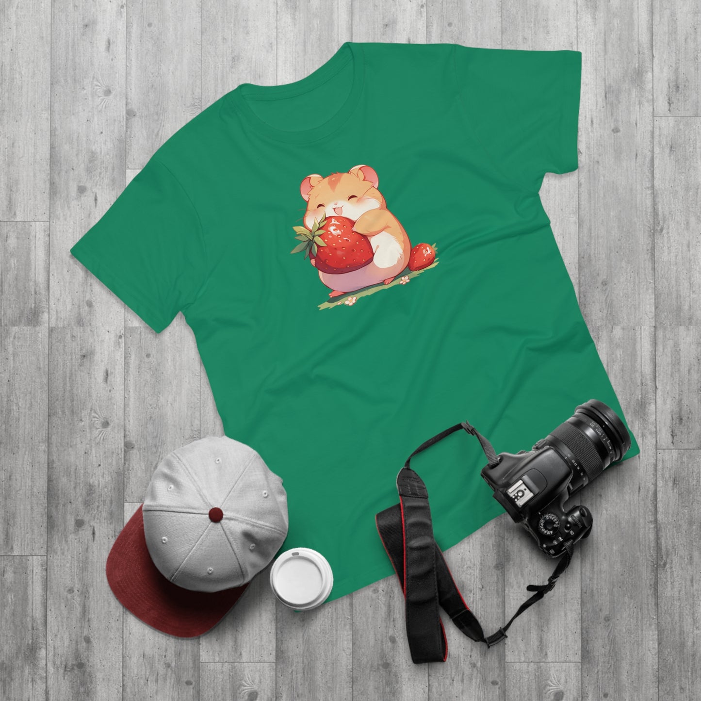 Happy Erdbeeren Hamster T-Shirt