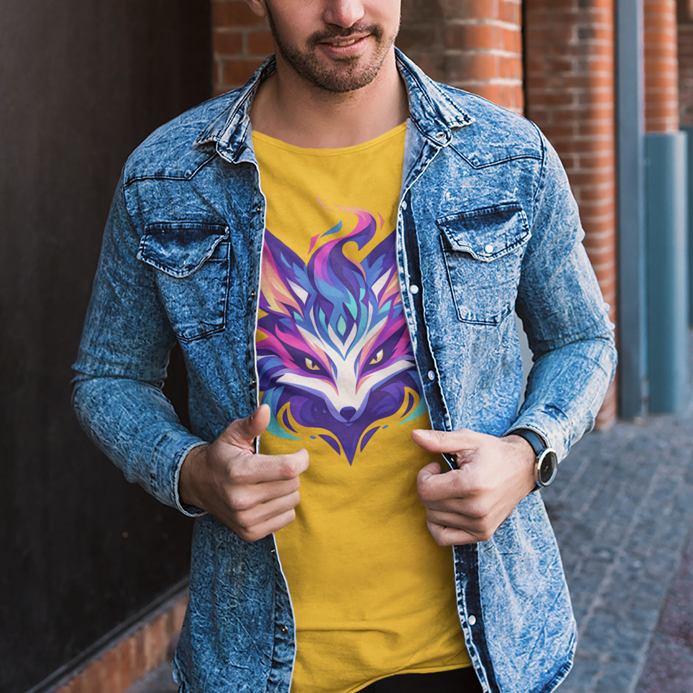 Mystic Pastell Fox T-Shirt