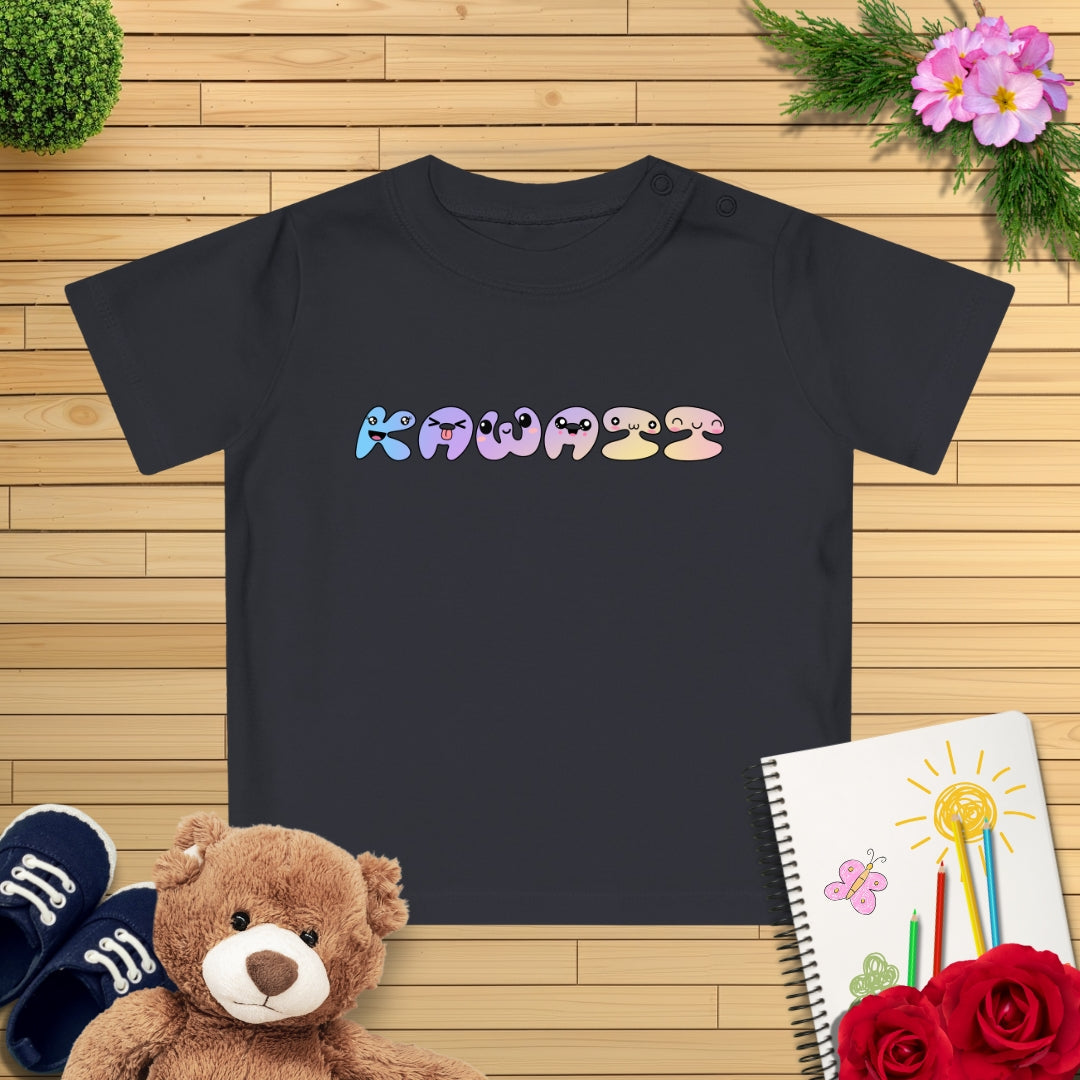 Kawaii Schriftzug Baby T-Shirt