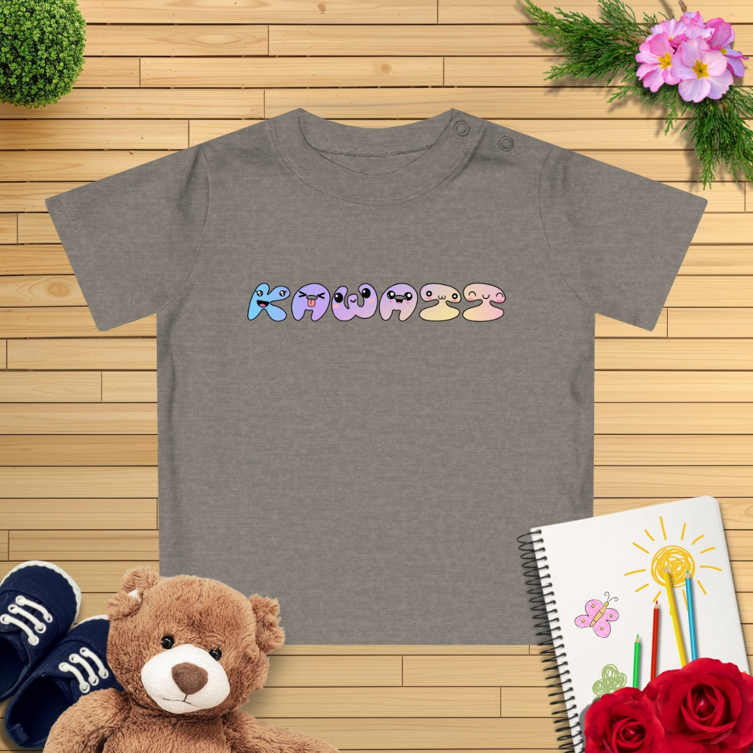 Kawaii Schriftzug Baby T-Shirt