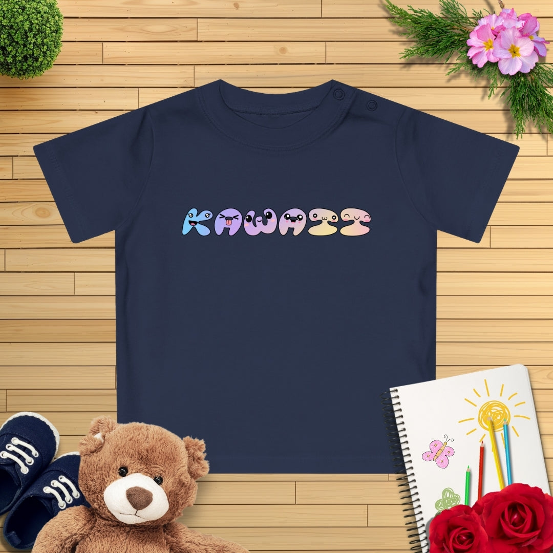 Kawaii Schriftzug Baby T-Shirt