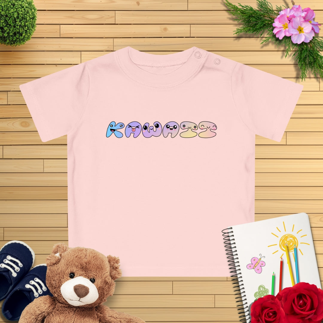 Kawaii Schriftzug Baby T-Shirt