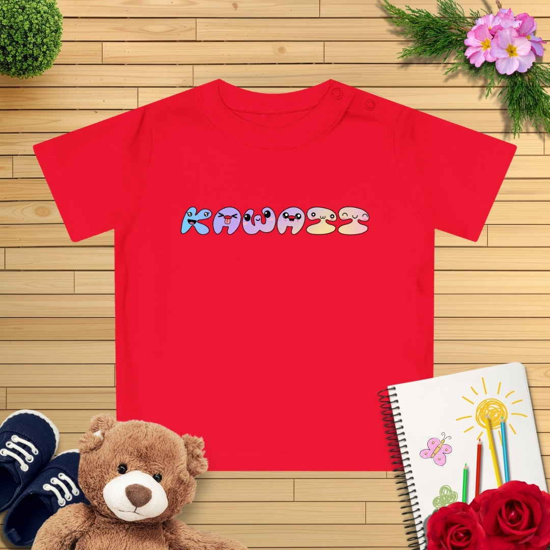 Kawaii Schriftzug Baby T-Shirt