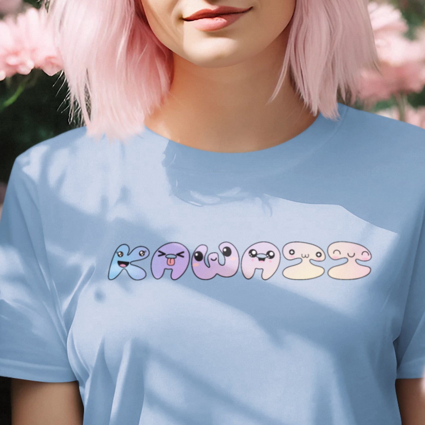 Kawaii Schriftzug T-Shirt