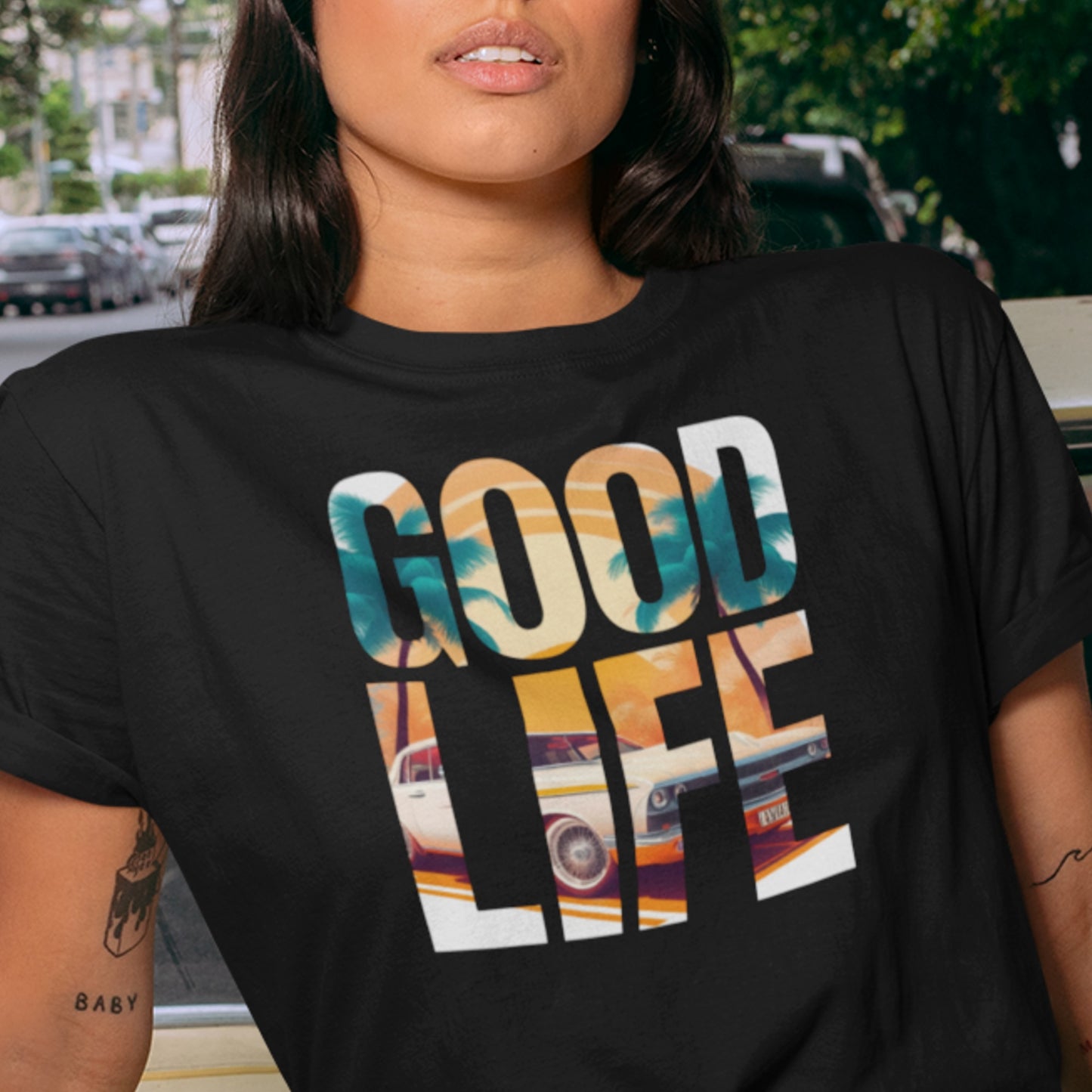 Good Life Oldtimer Sunrise T-Shirt