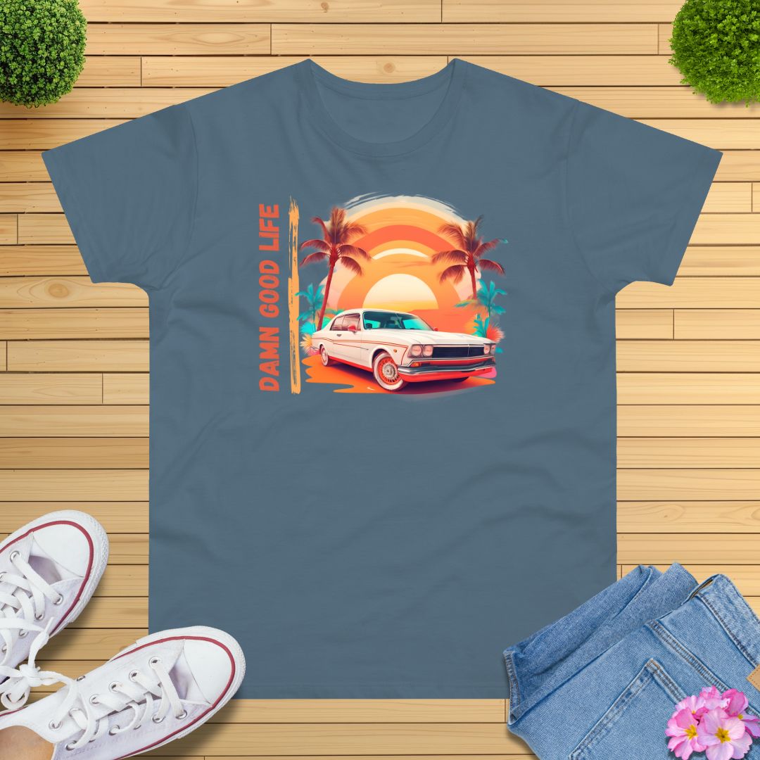 Damn Good Life Oldtimer T-Shirt