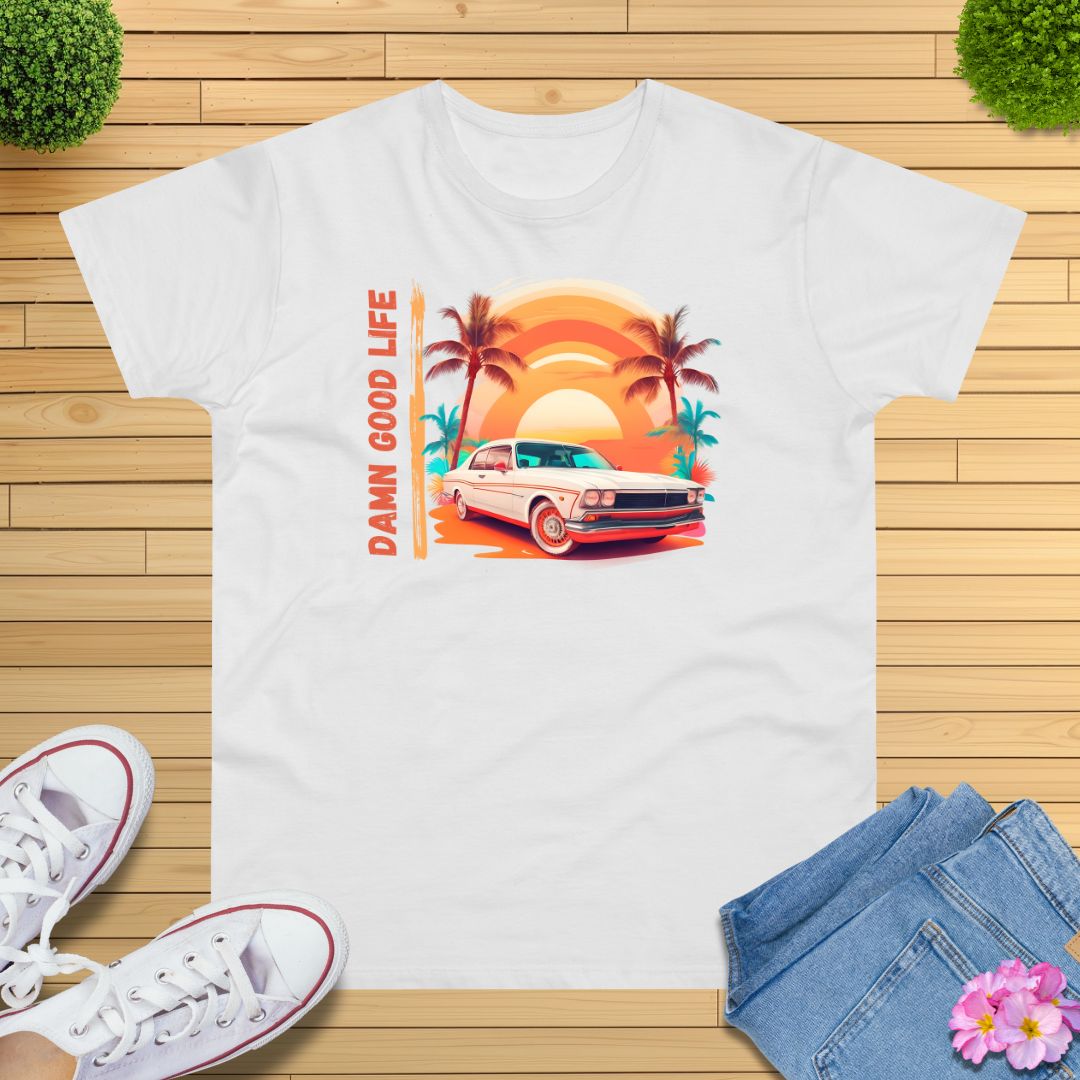 Damn Good Life Oldtimer T-Shirt