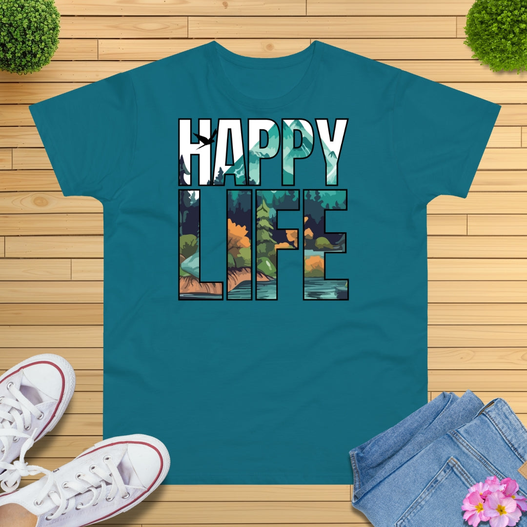 Happy Life Berg T-Shirt
