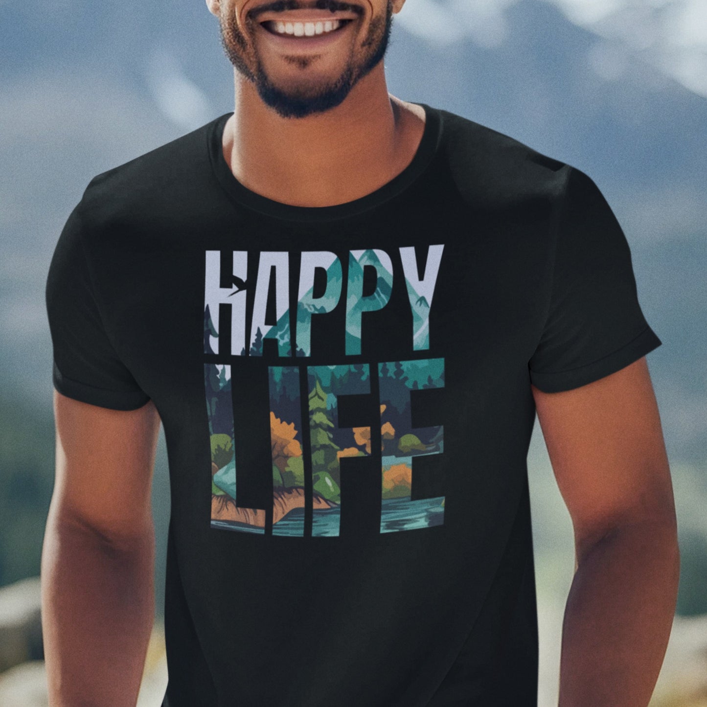 Happy Life Berg T-Shirt
