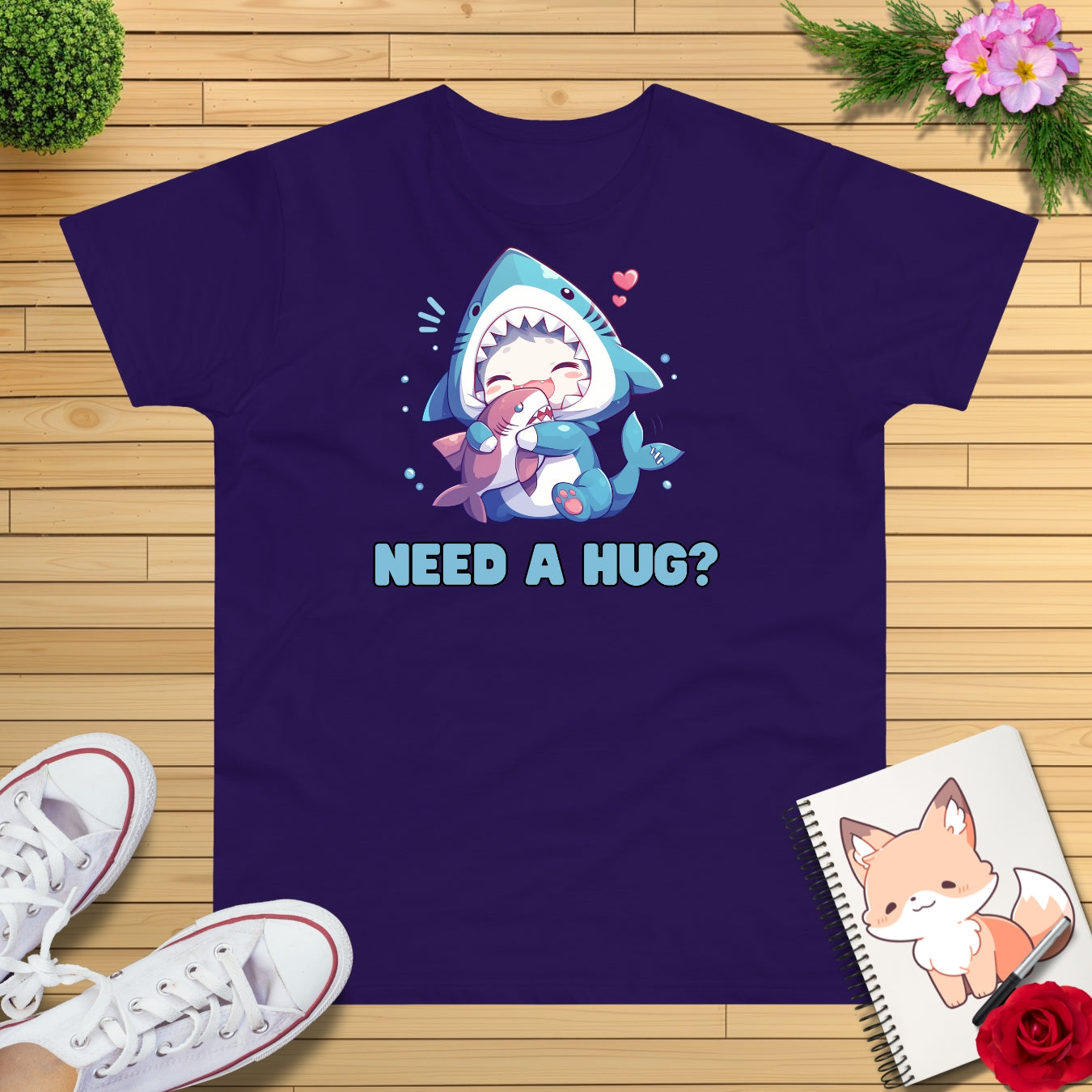Katzenhai need a hug T-Shirt