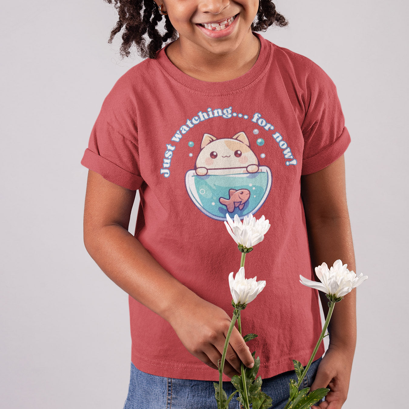 Just watching Katze Kinder T-Shirt