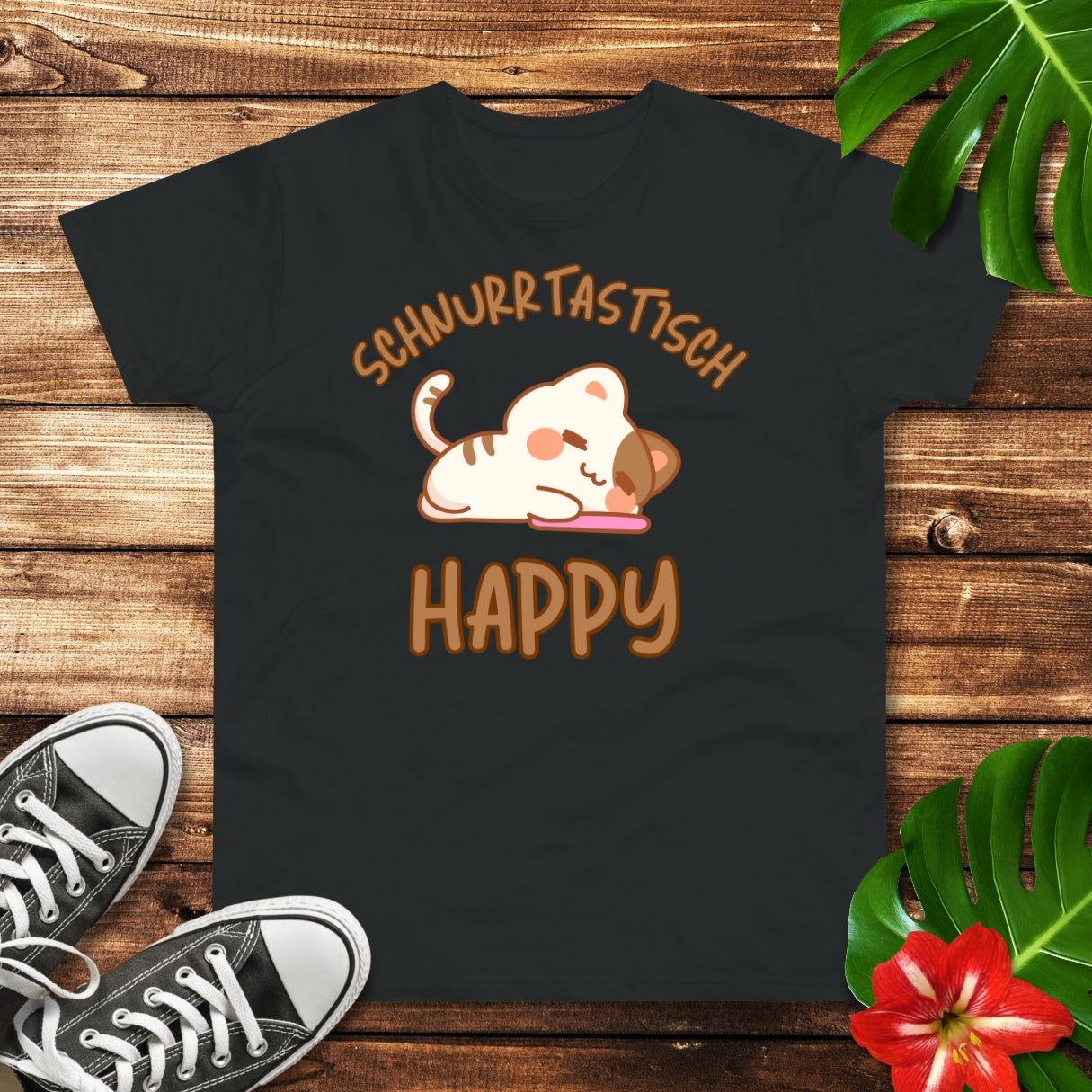 Happy Katze T-Shirt