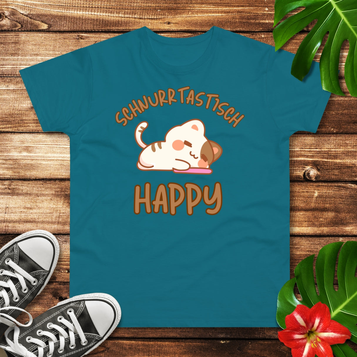 Happy Katze T-Shirt