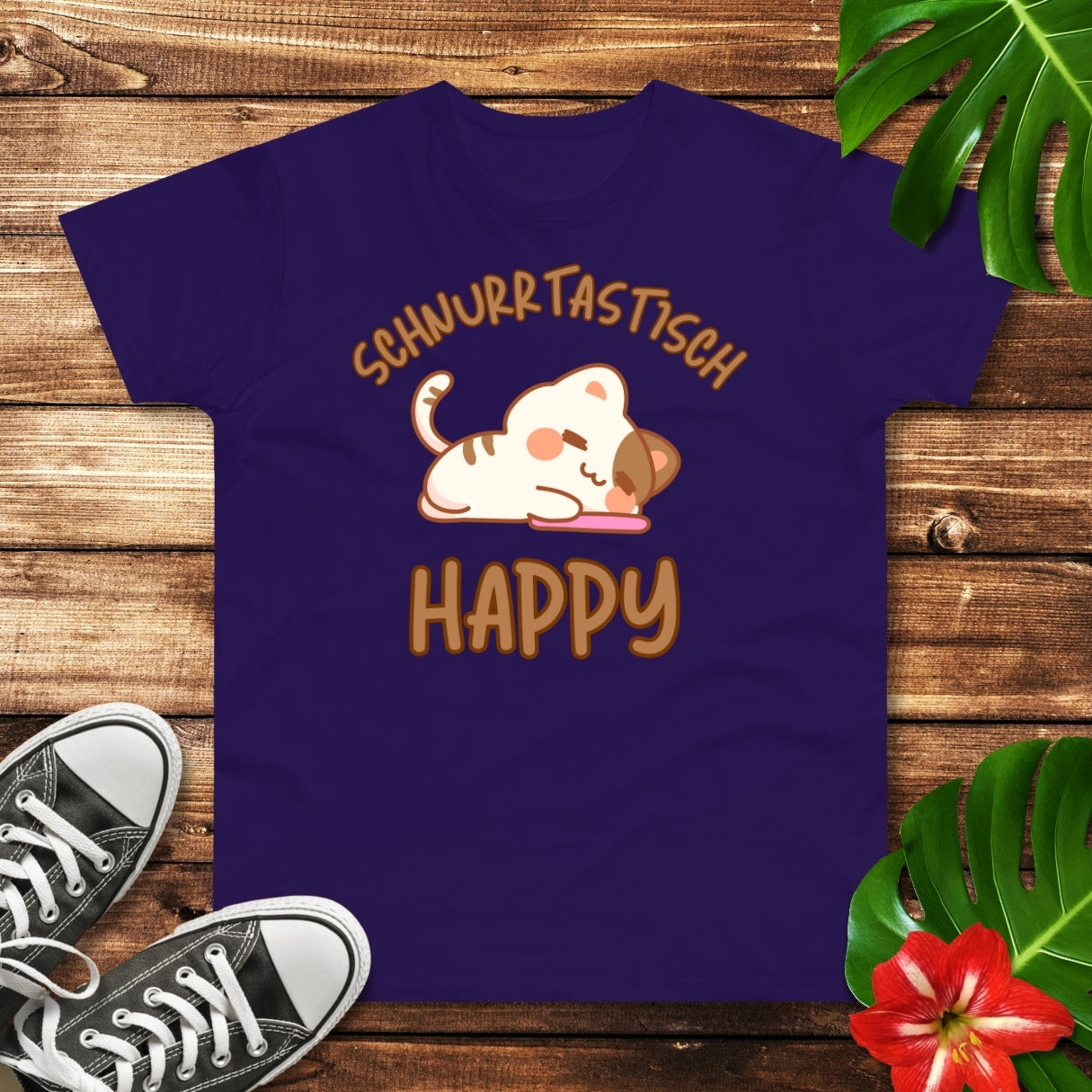 Happy Katze T-Shirt
